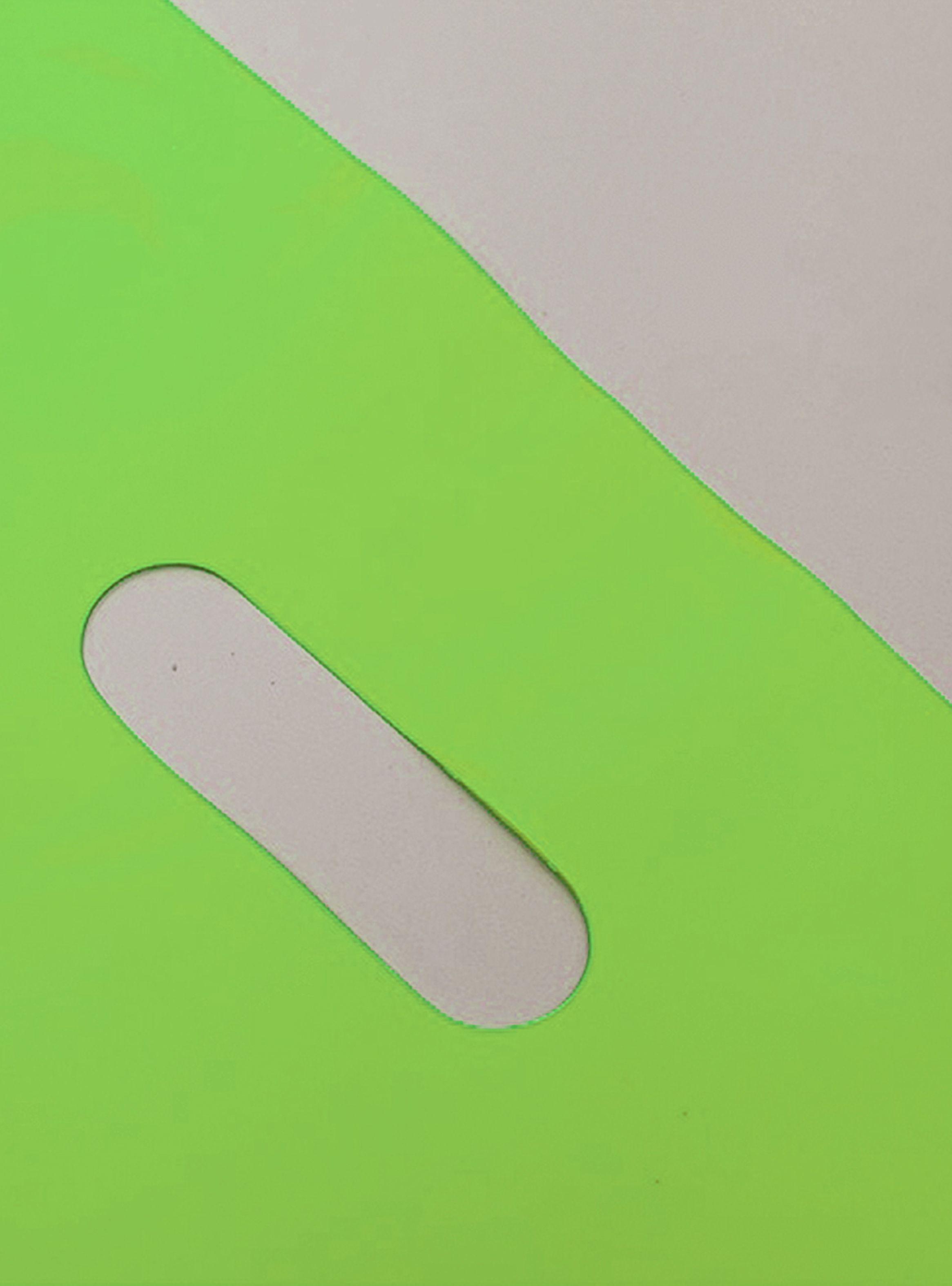 Bolsa Plástica Boutique Troquelada Riñon 30x40 Verde-6