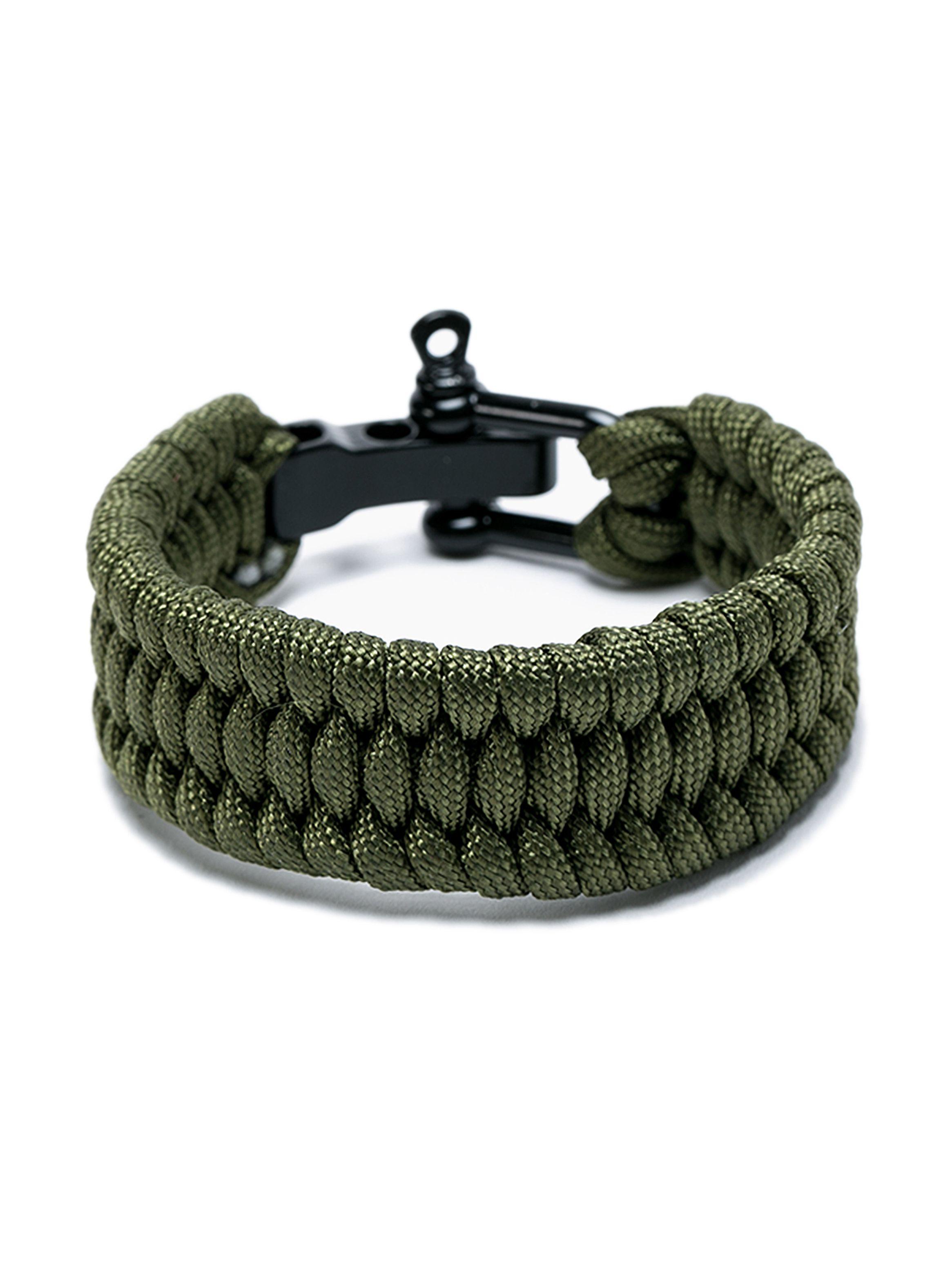 Pulsera Outdoor Cuerda Grillete Verde-0