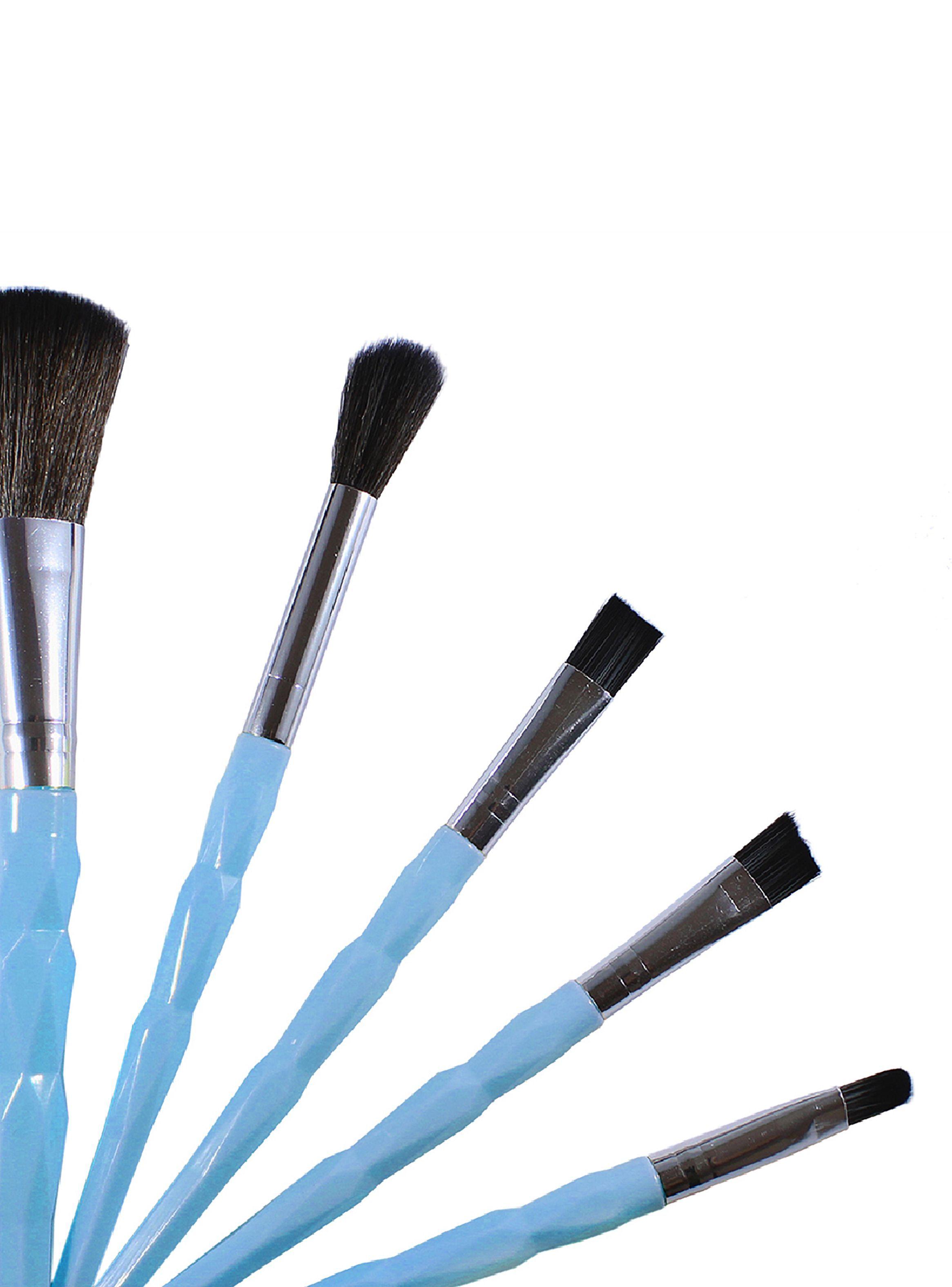Set 5 Brochas para Maquillaje Piové Celeste-3