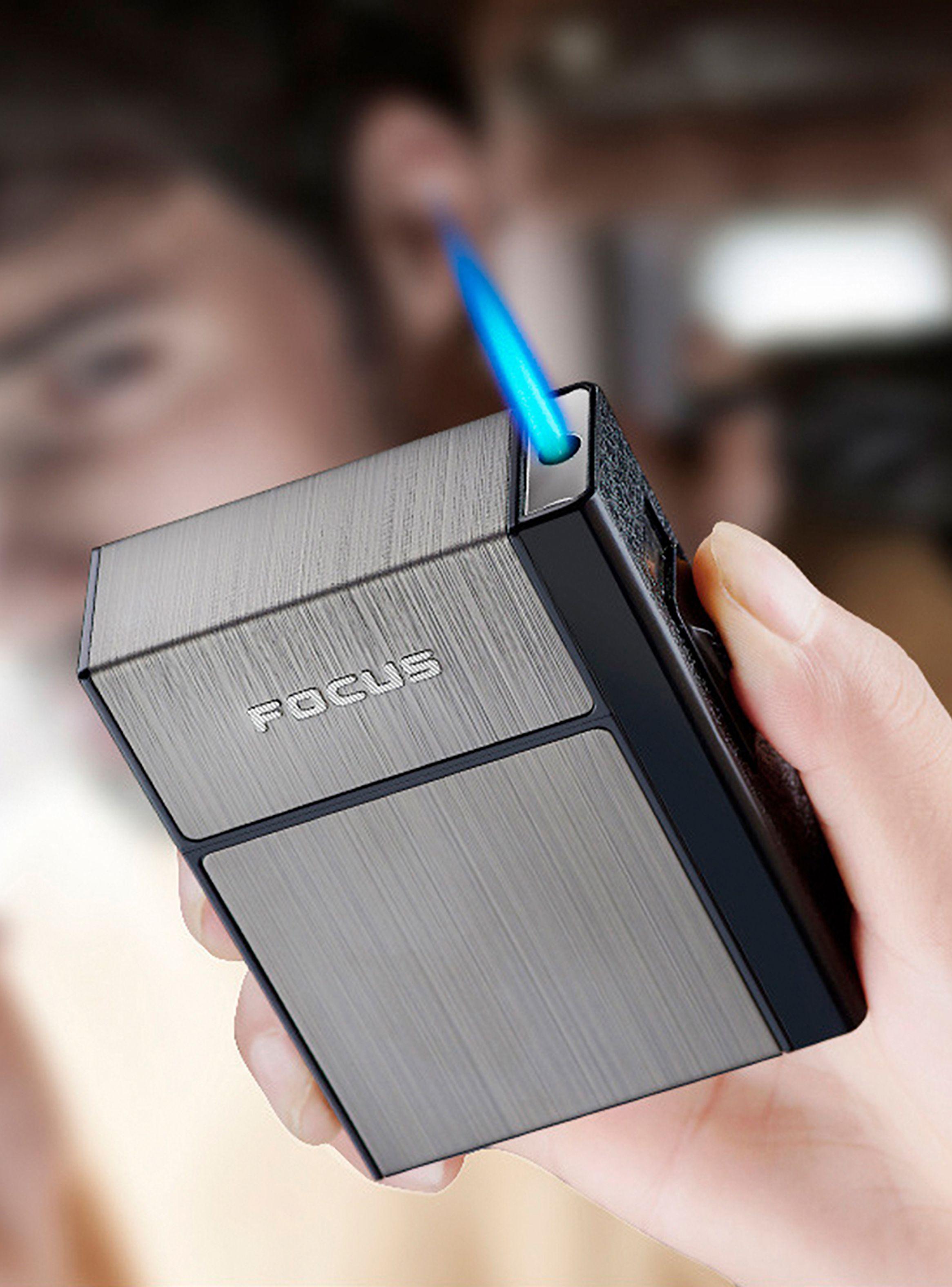 Cigarrera Hombre Mujer con Encendedor + Recarga de Gas Ronson 300ml-6