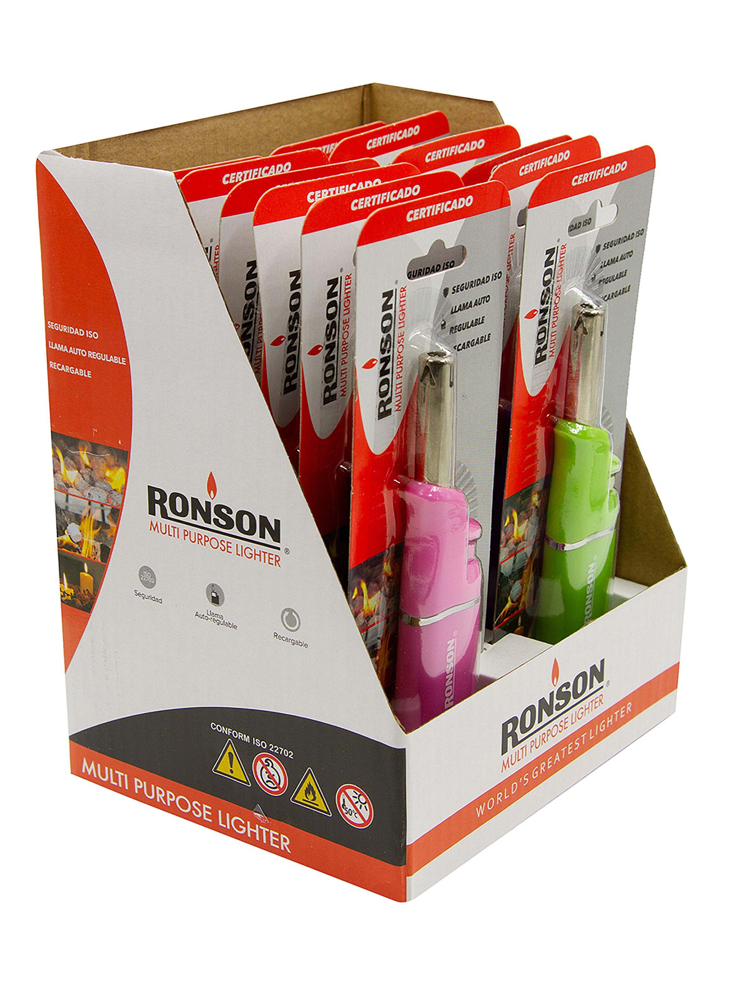 Pack Ronson Peque Encendedor Multipropósito x 12 unidades-2