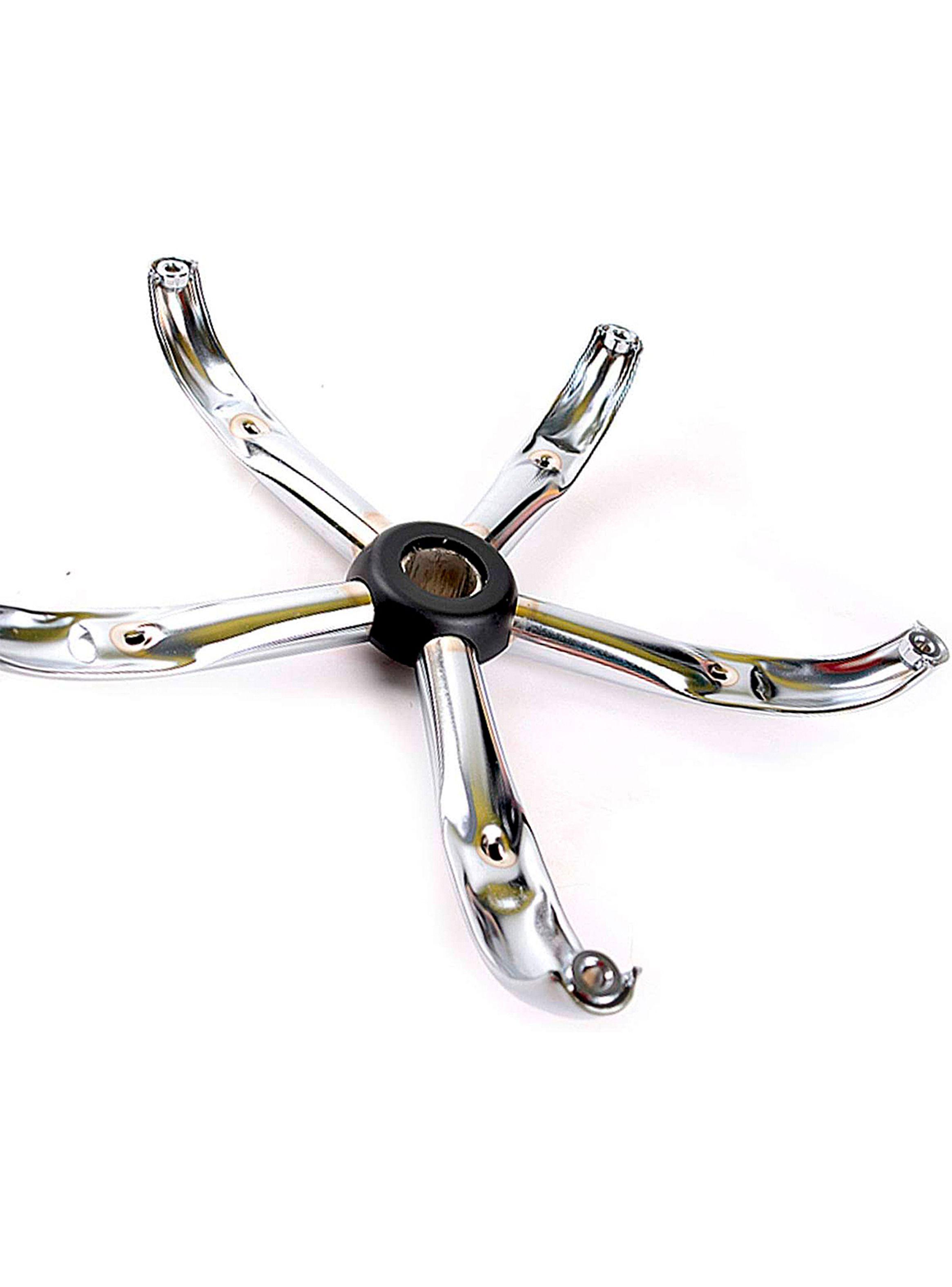 Base para Silla Tipo Estrella Universal Acero Cromado 640 mm-2