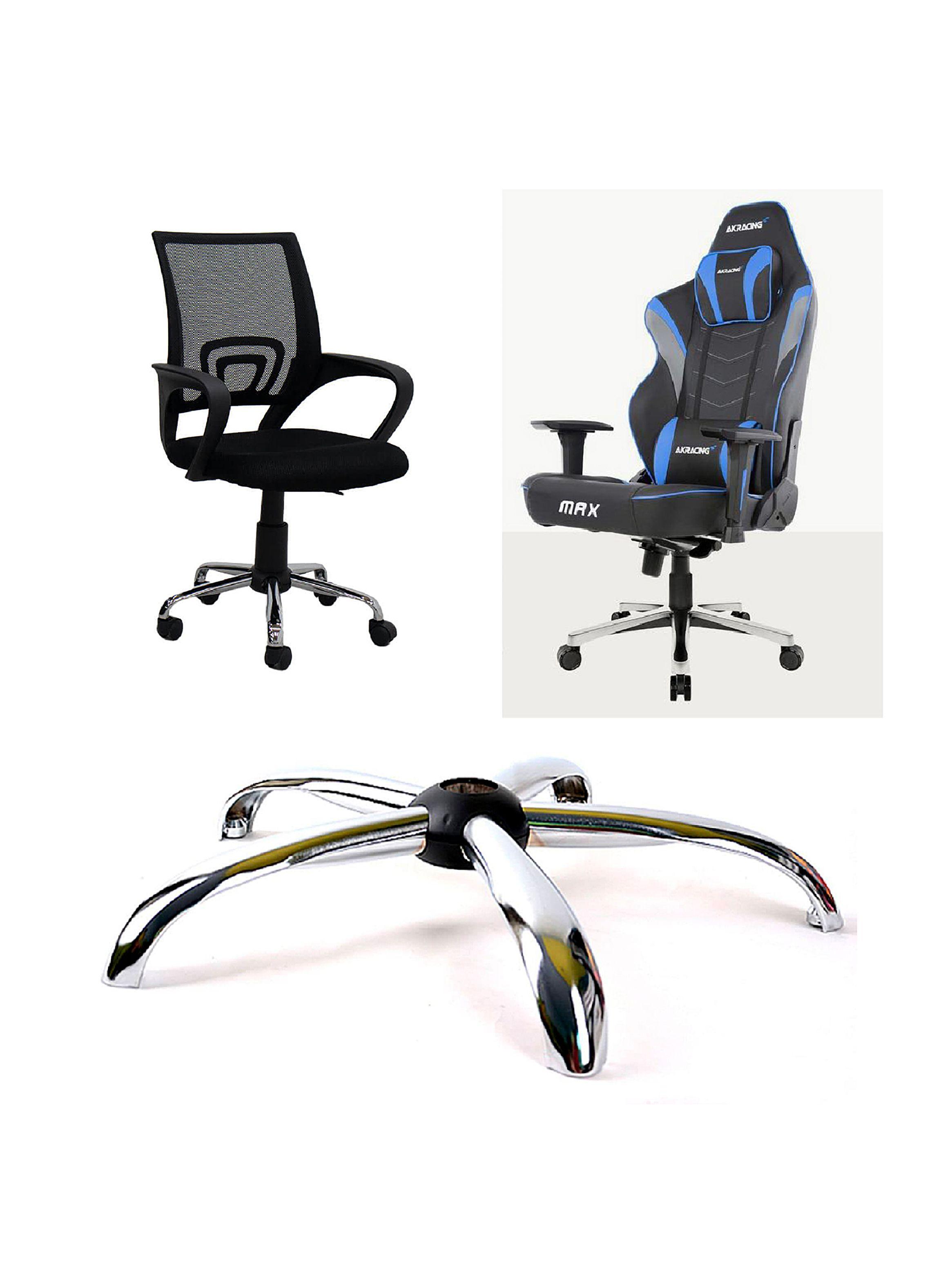 Base para Silla Tipo Estrella Universal Acero Cromado 640 mm-3