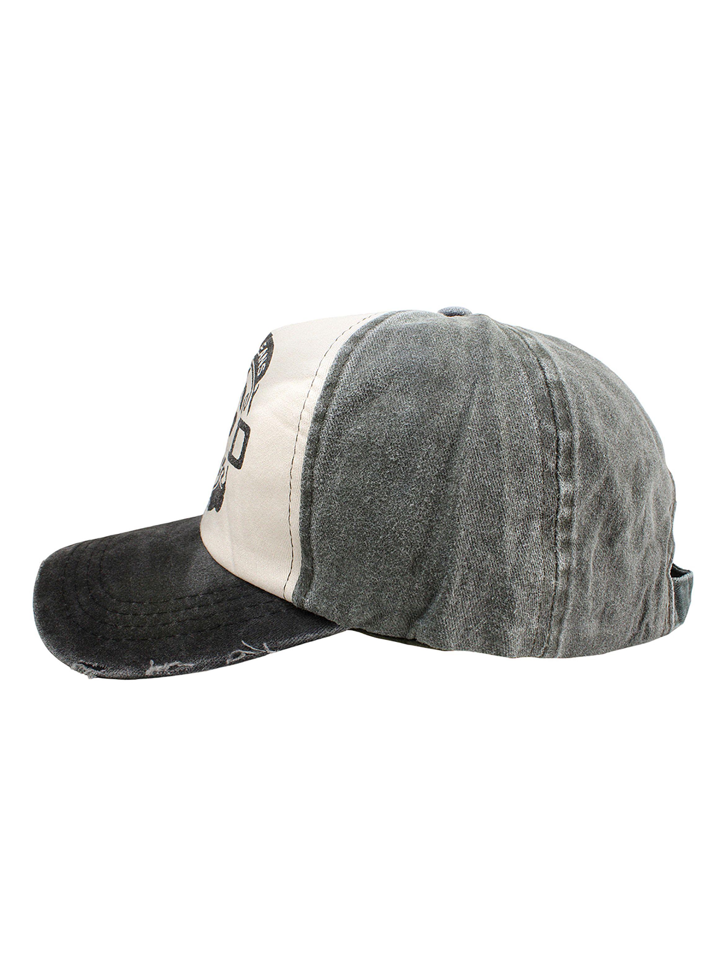 Jockey de Algodón NYPD Prelavado Gris Visera Negro-5