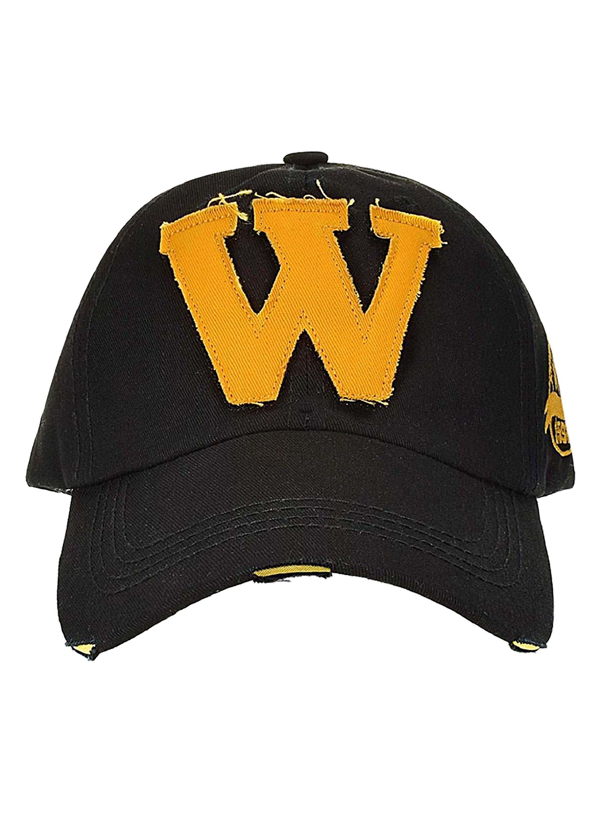 Jockey Negra con Logo W Amarillo-2