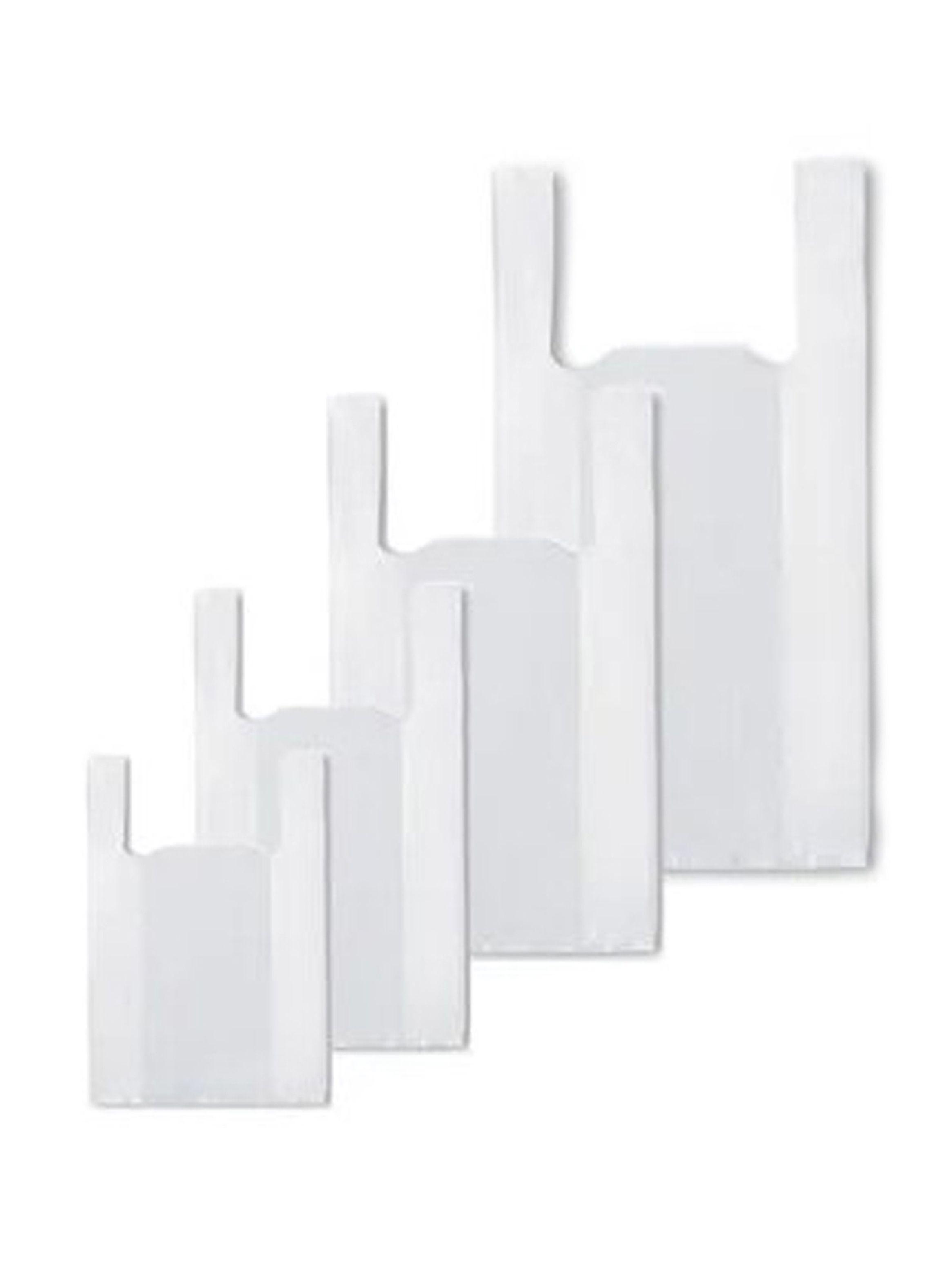 Bolsas de Basura Tipo Camisetas Blancas 60x70 100 Unidades-2