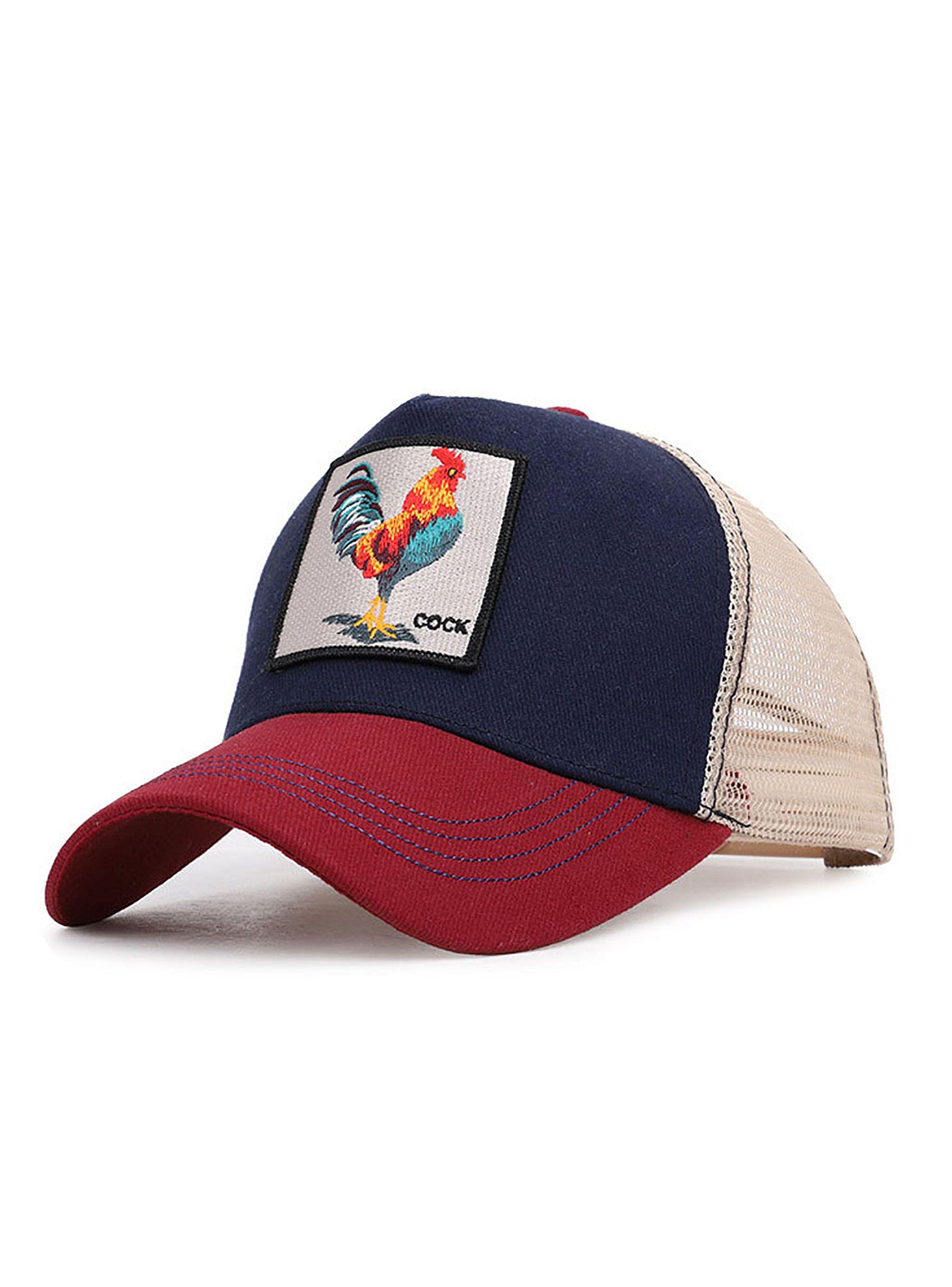 Jockey Moderno Azul Motivo Cock con Malla Beige-0