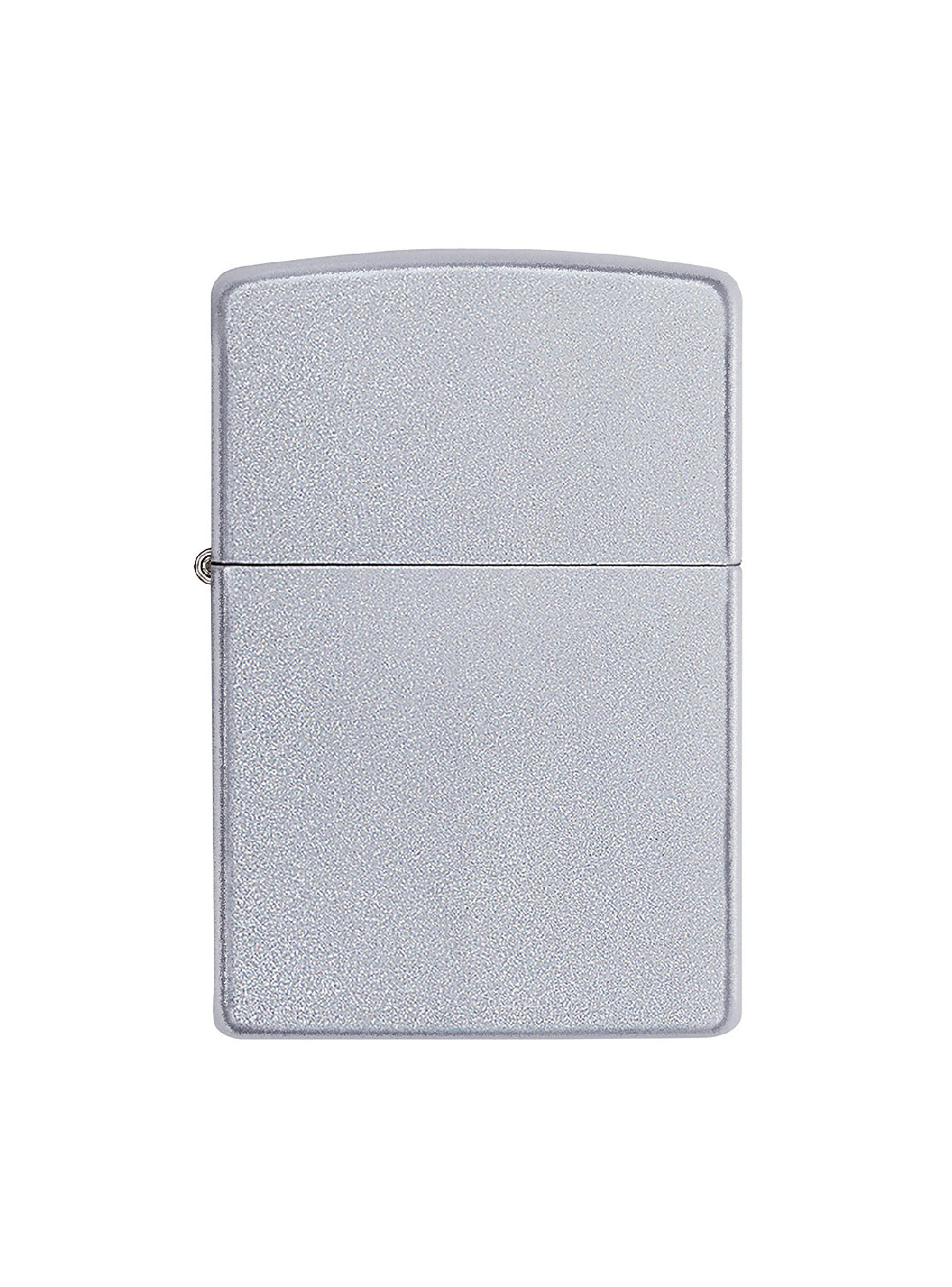 Encendedor Zippo Lighter Classic Satin Chrome Plata-1