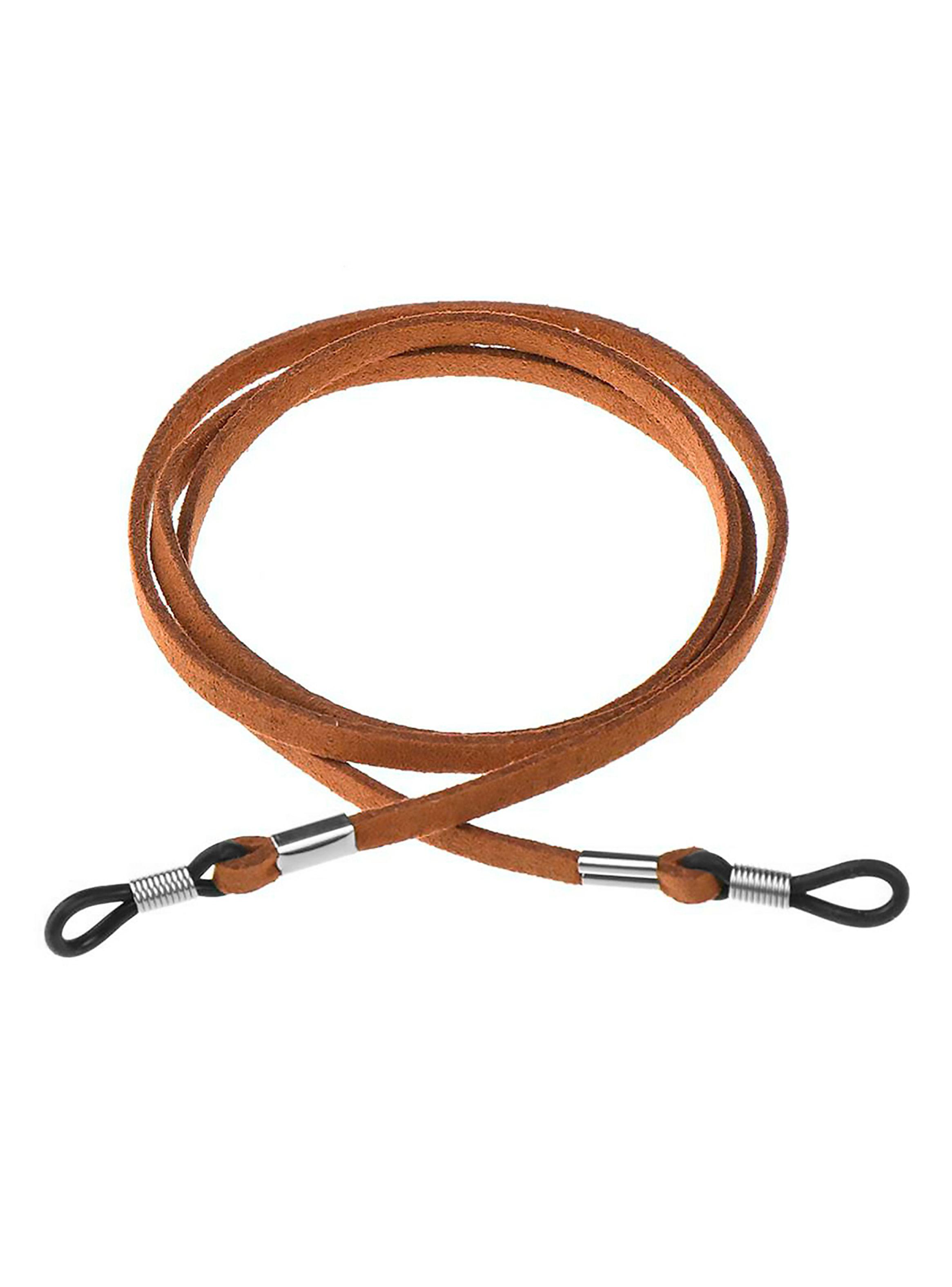 Strap Sujetador de Cuero para Lentes de Sol Color Café-2