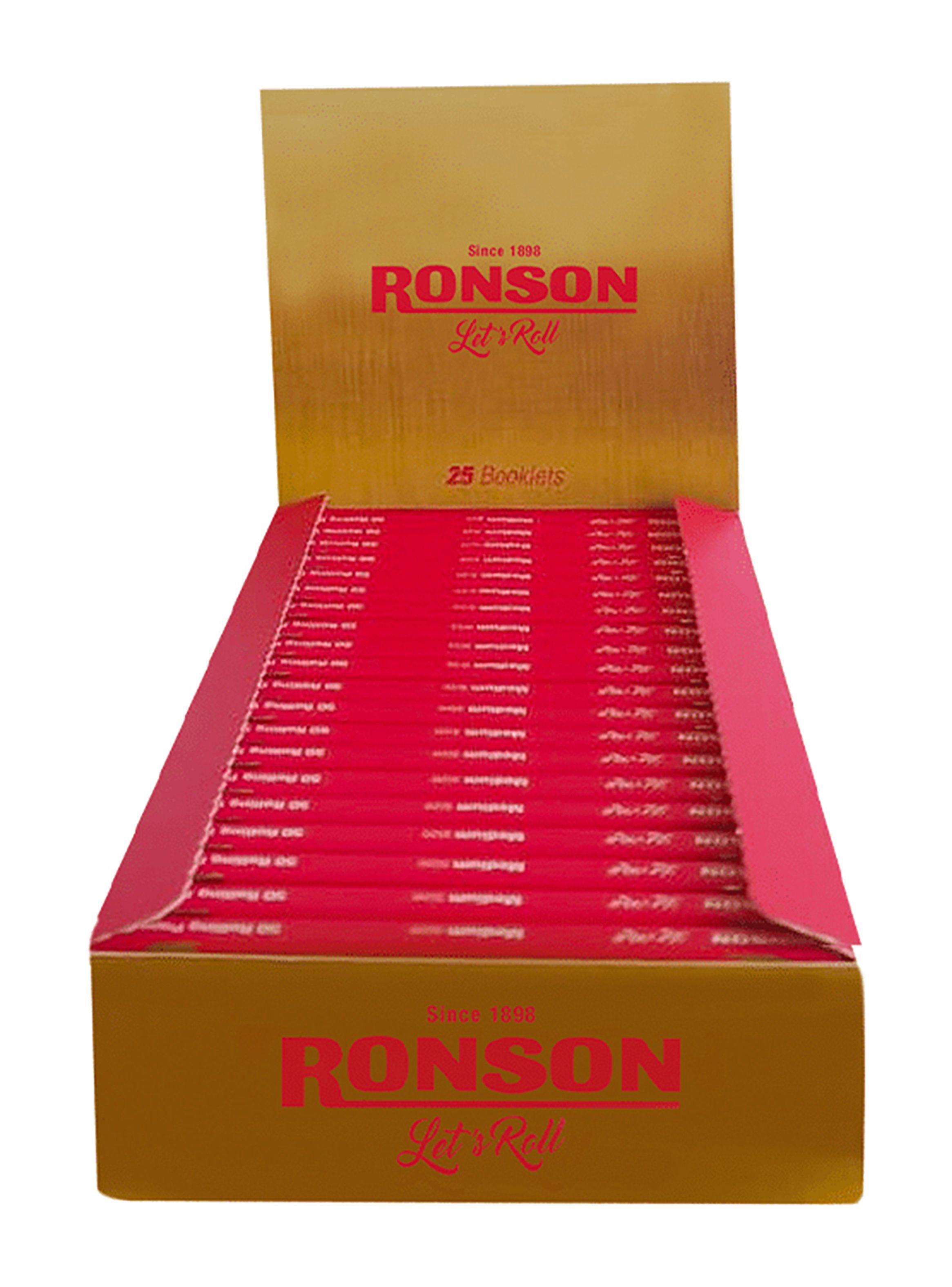 Papelillos Ronson Premium Papel de Fumar Caja x 25 libritos-2
