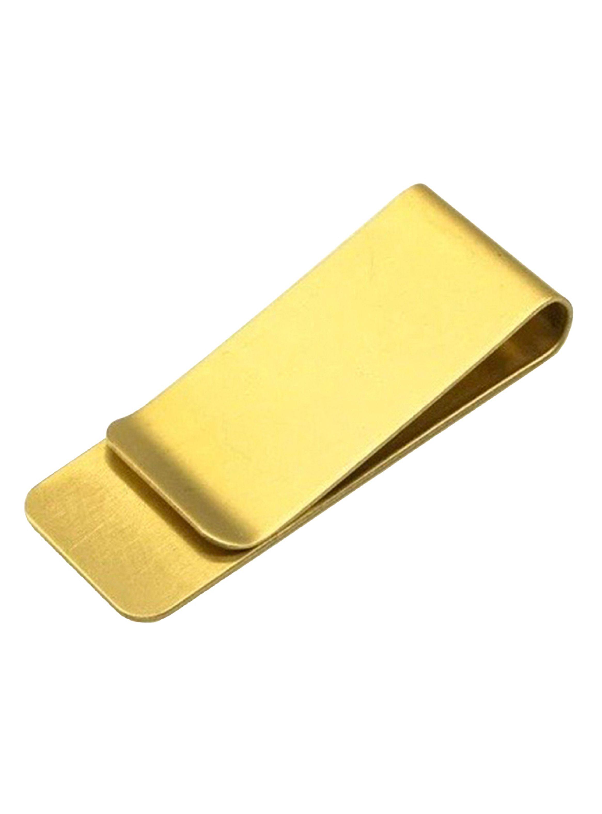 Clips Metálico para Sujetar Billetes Dorado-4
