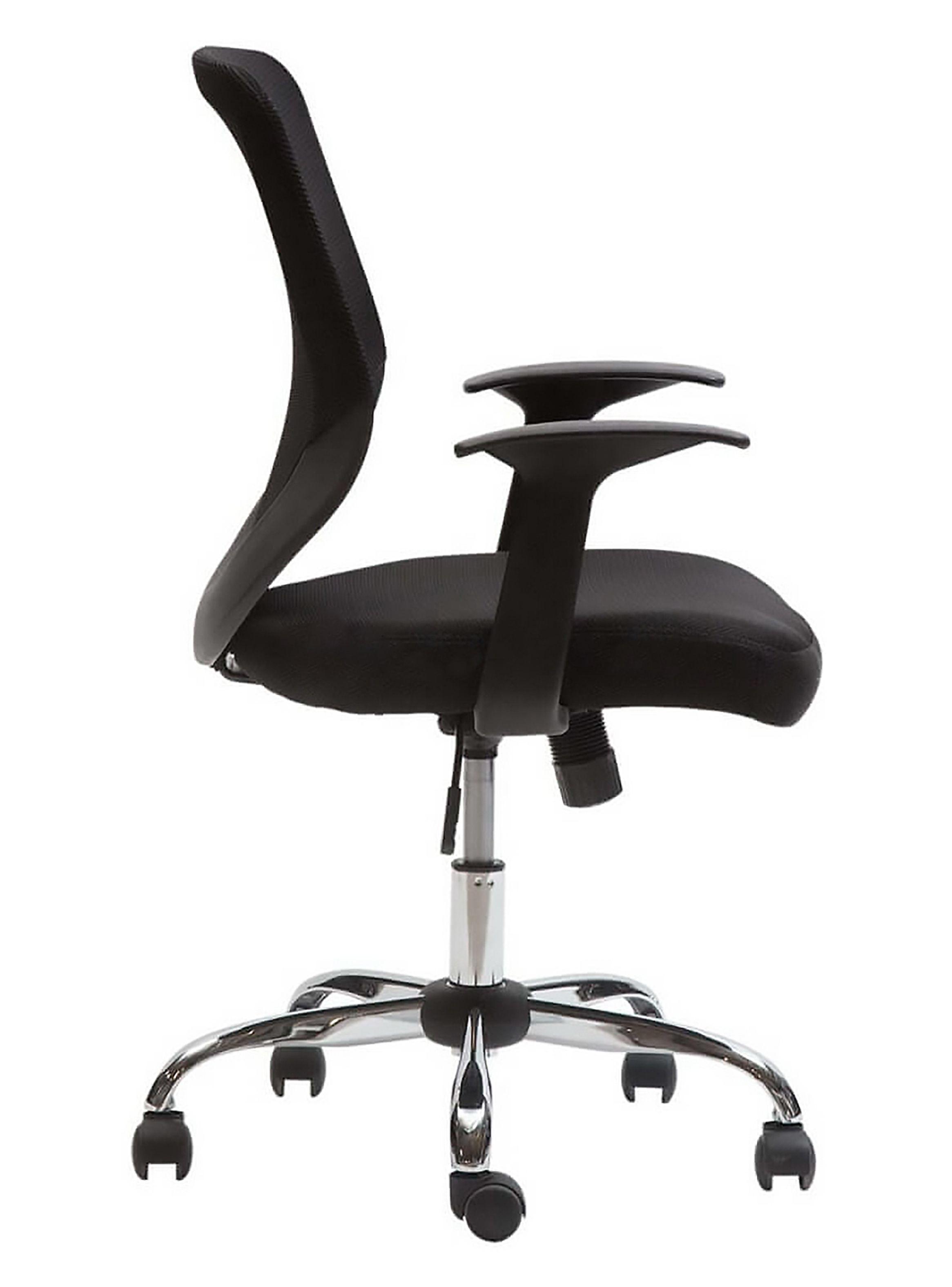 Silla de Escritorio Nil Negra Regulable Reclinable con Apoyabrazos-1