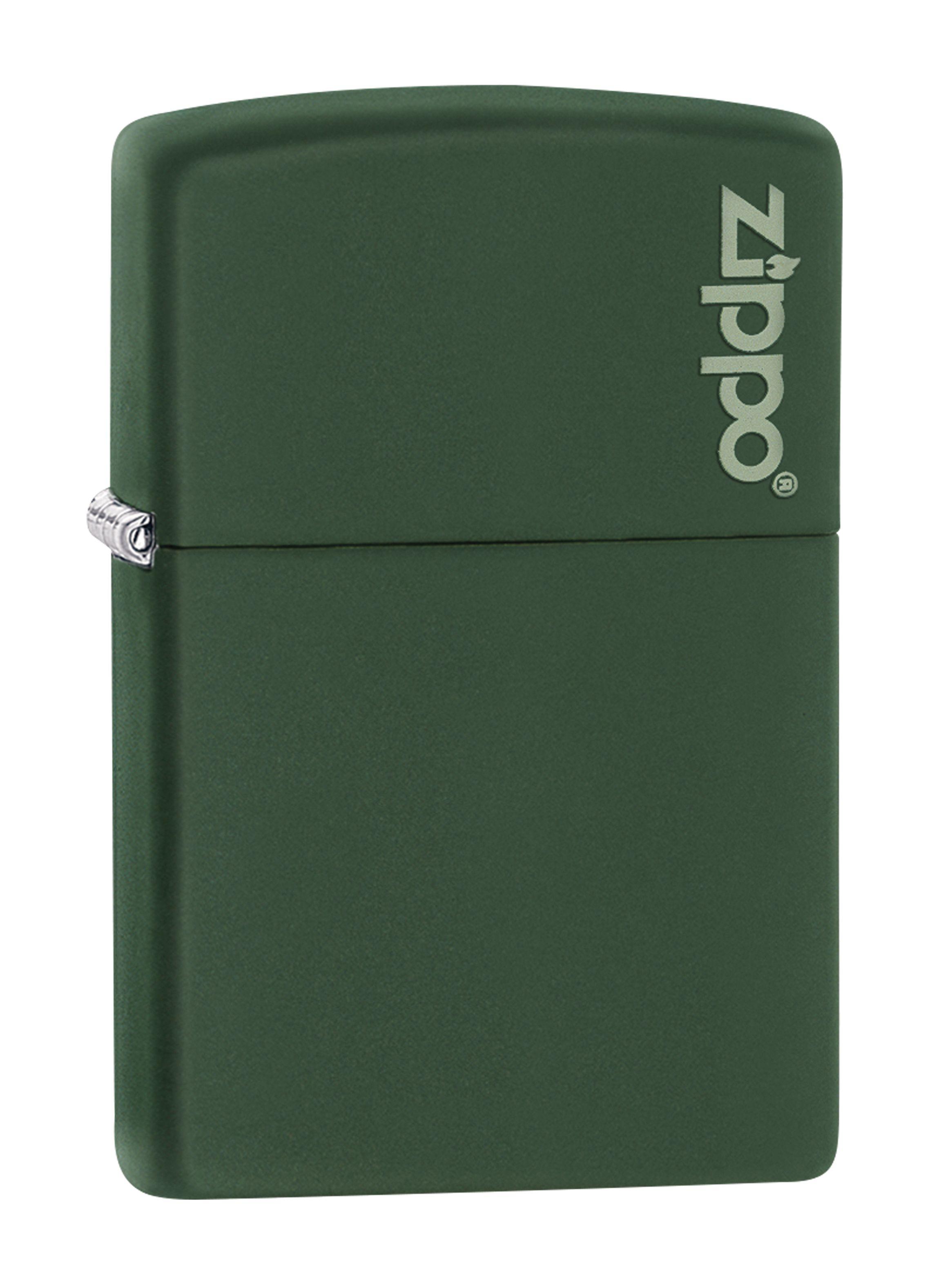 Encendedor Zippo Lighter Classic Green Matte Zippo Logo-1