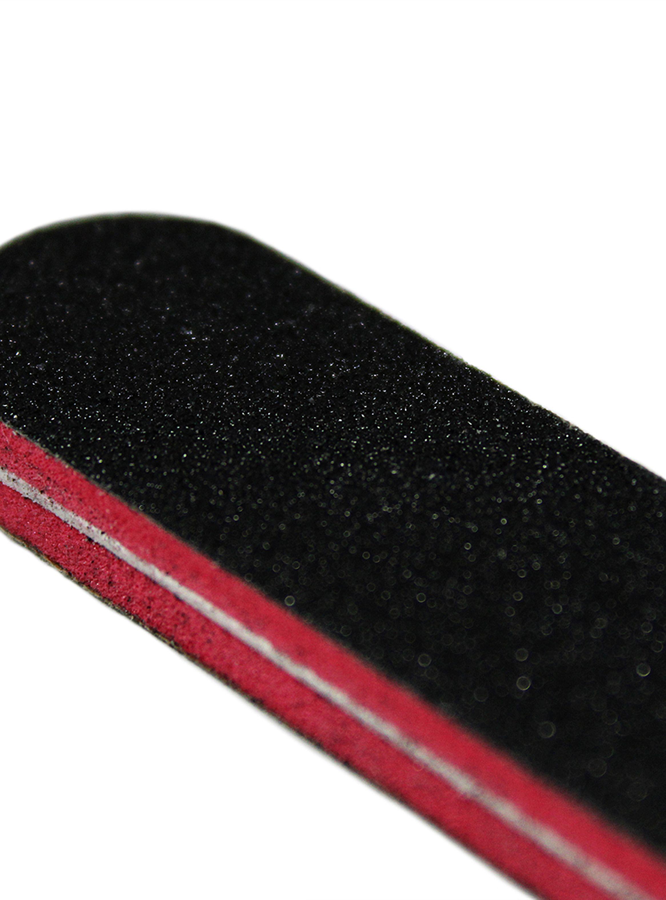 Pack 12 limas negras recta delgada 100/180-3