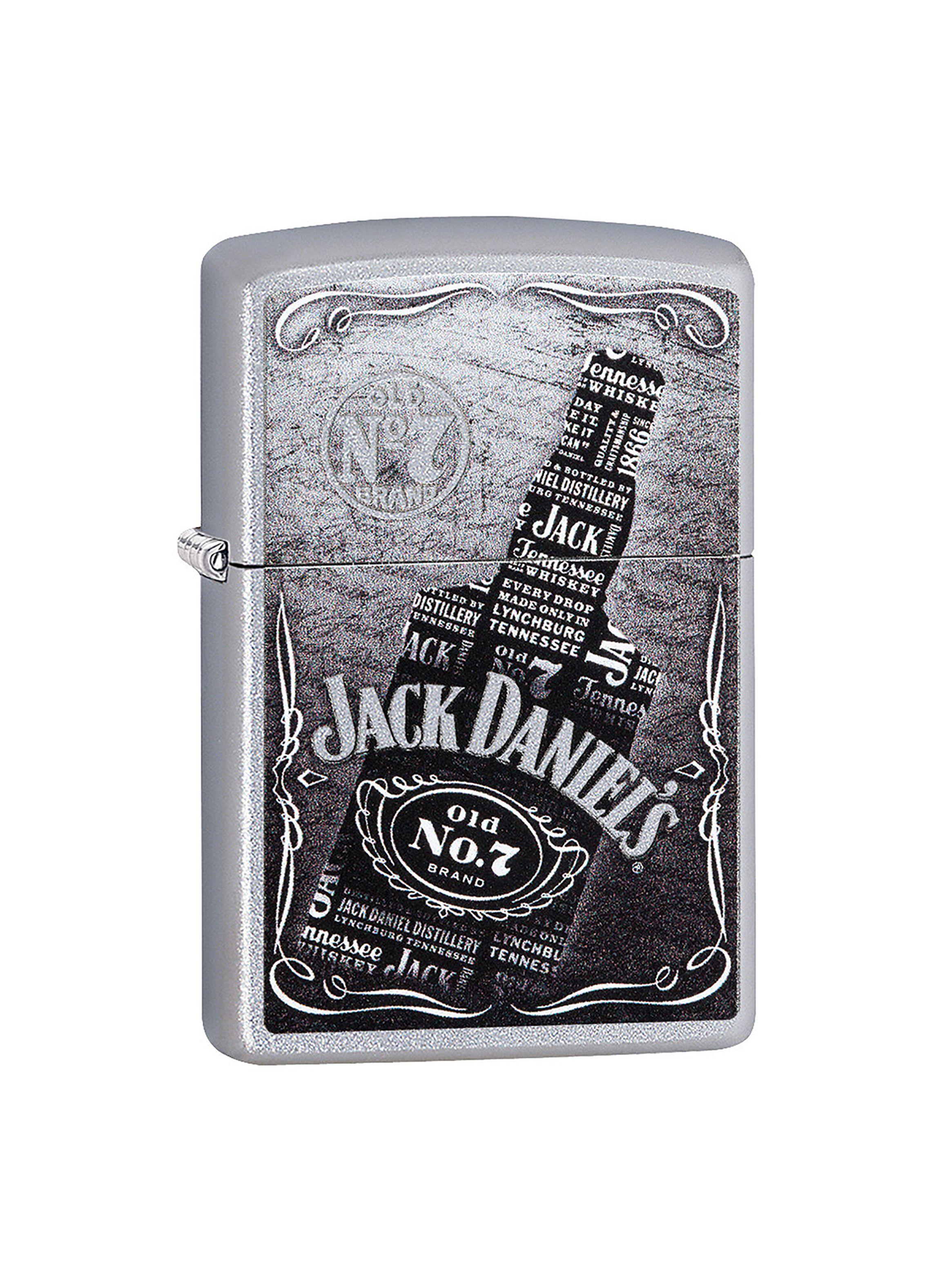 Encendedor Zippo Lighter Jack Daniel’s Bottle Plata-0
