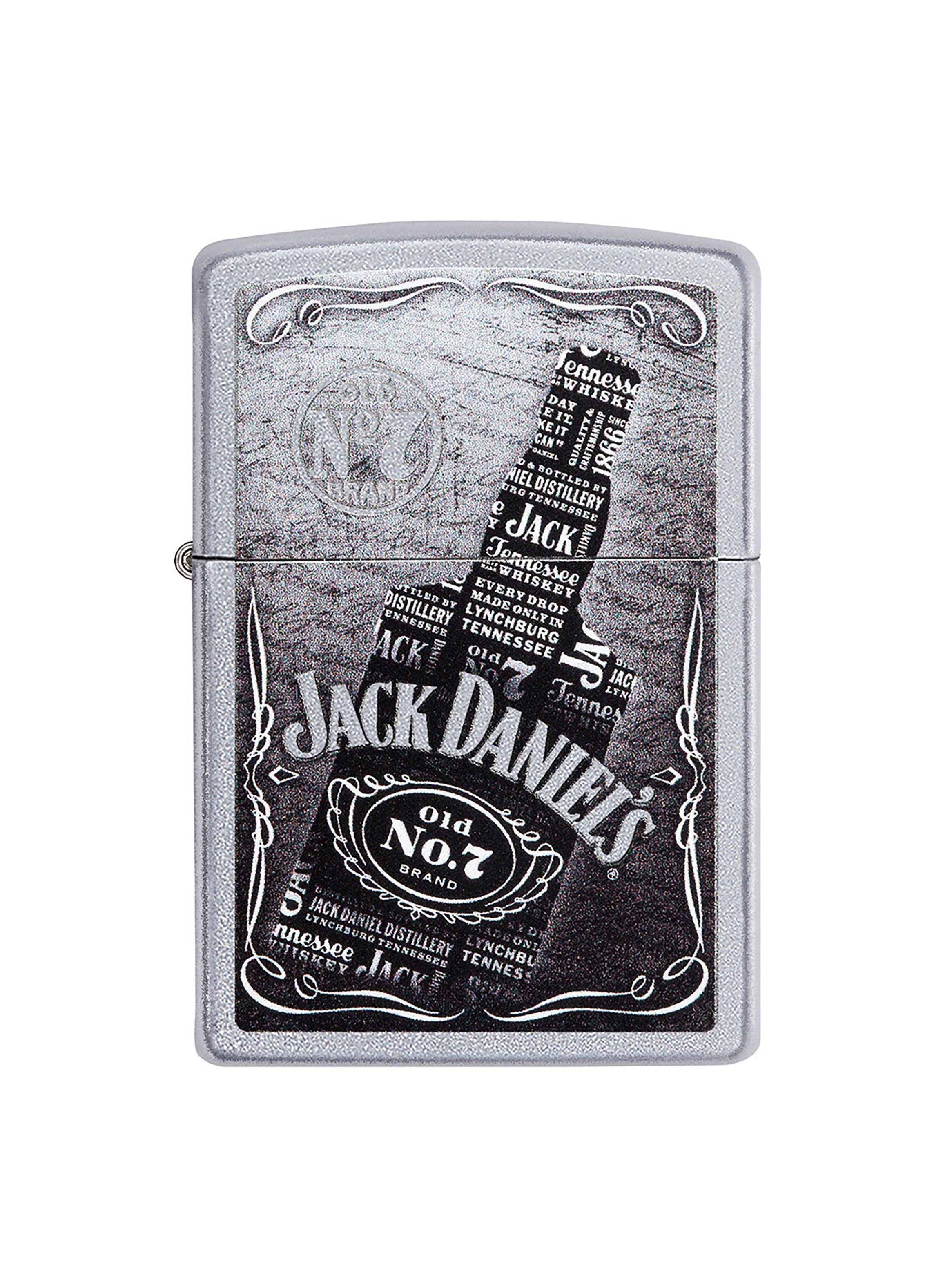 Encendedor Zippo Lighter Jack Daniel’s Bottle Plata-1