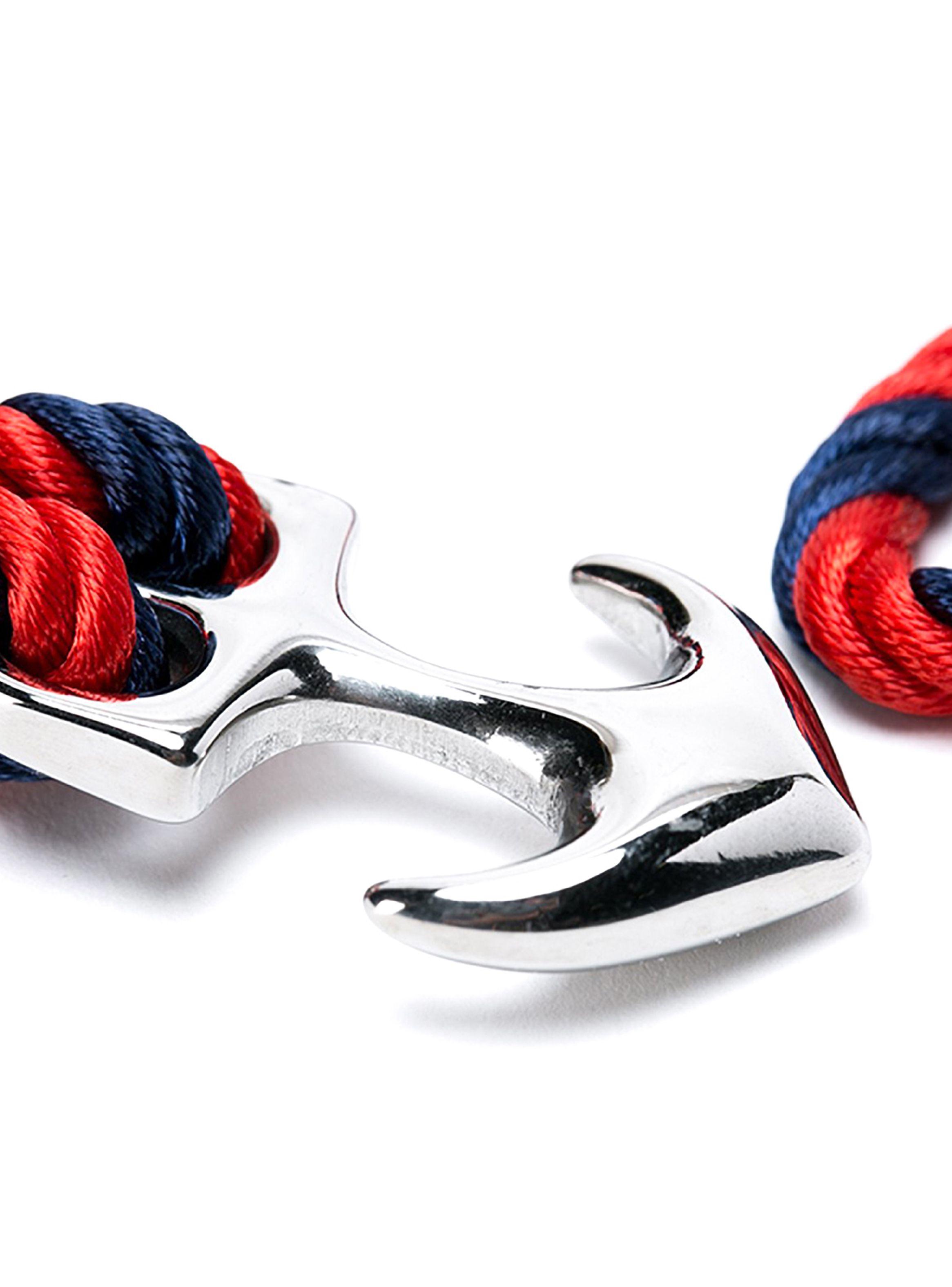 Pulseras en Cuerda Roja Náutica con Ancla-2