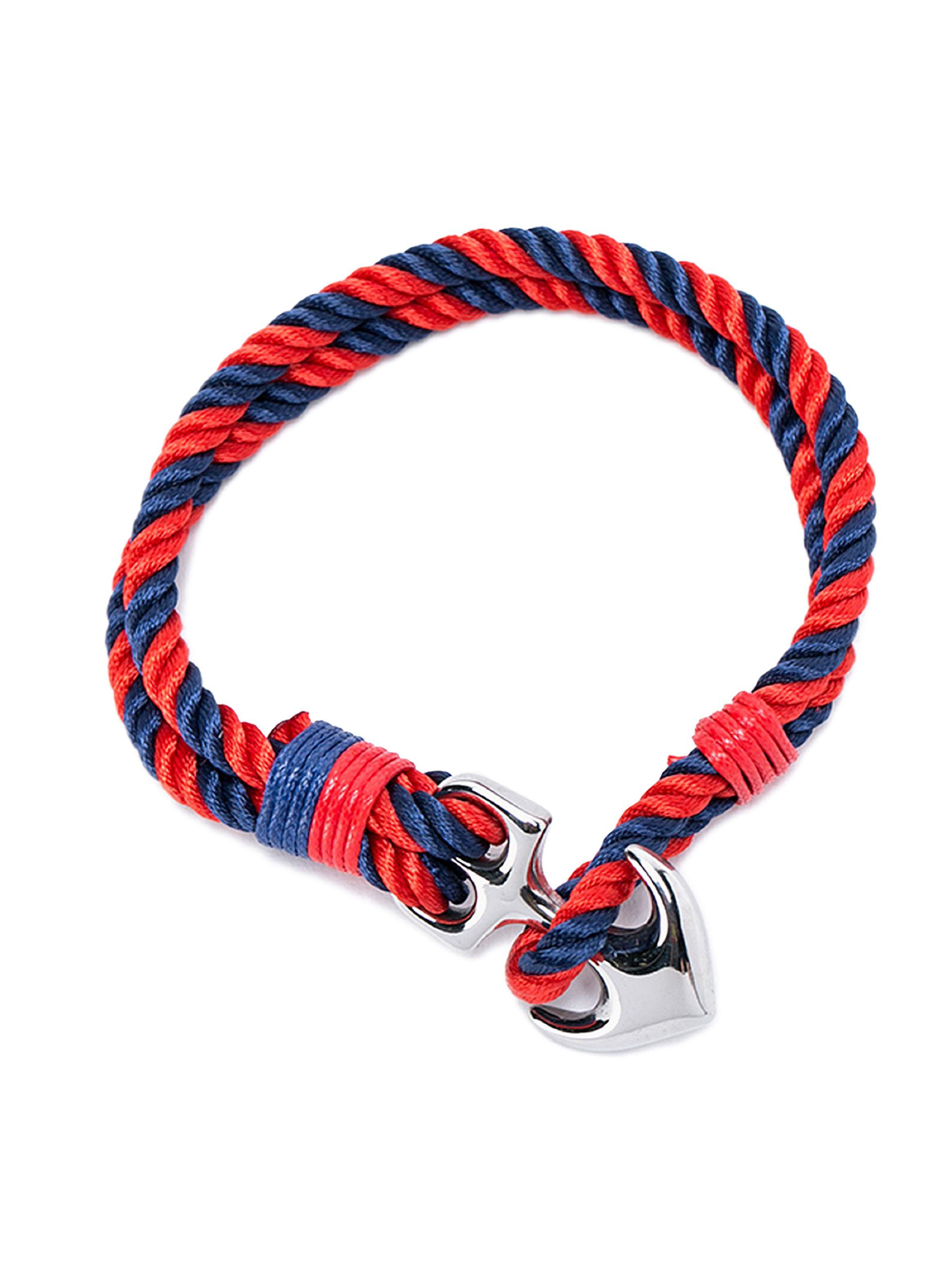 Pulseras en Cuerda Roja Náutica con Ancla-3