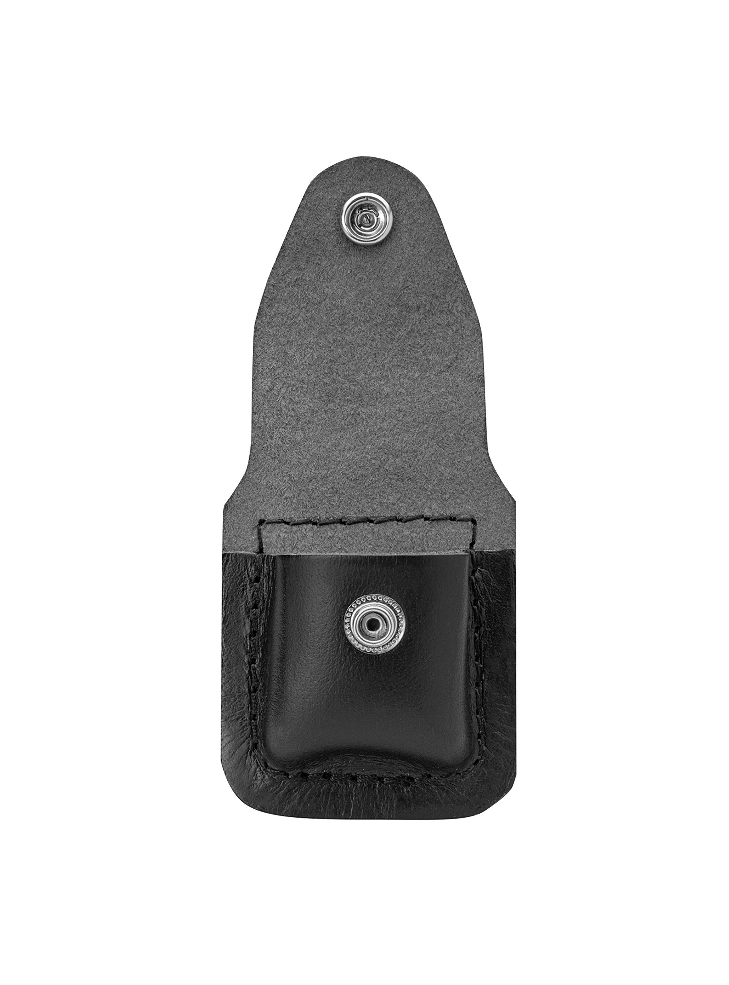 Estuche Zippo Funda Cuero Black Lighter Pouch-Clip Negro-2