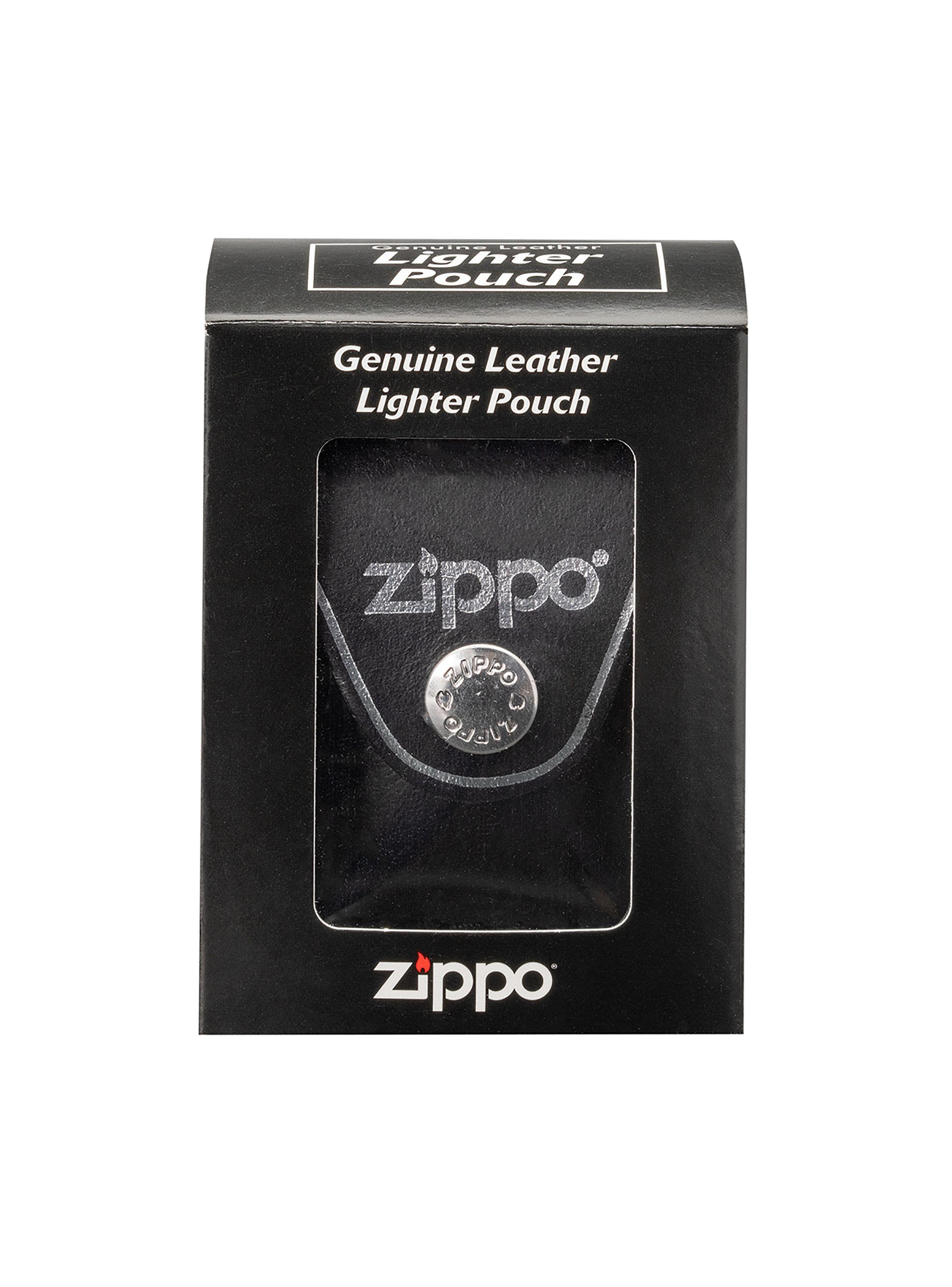 Estuche Zippo Funda Cuero Black Lighter Pouch-Clip Negro-3