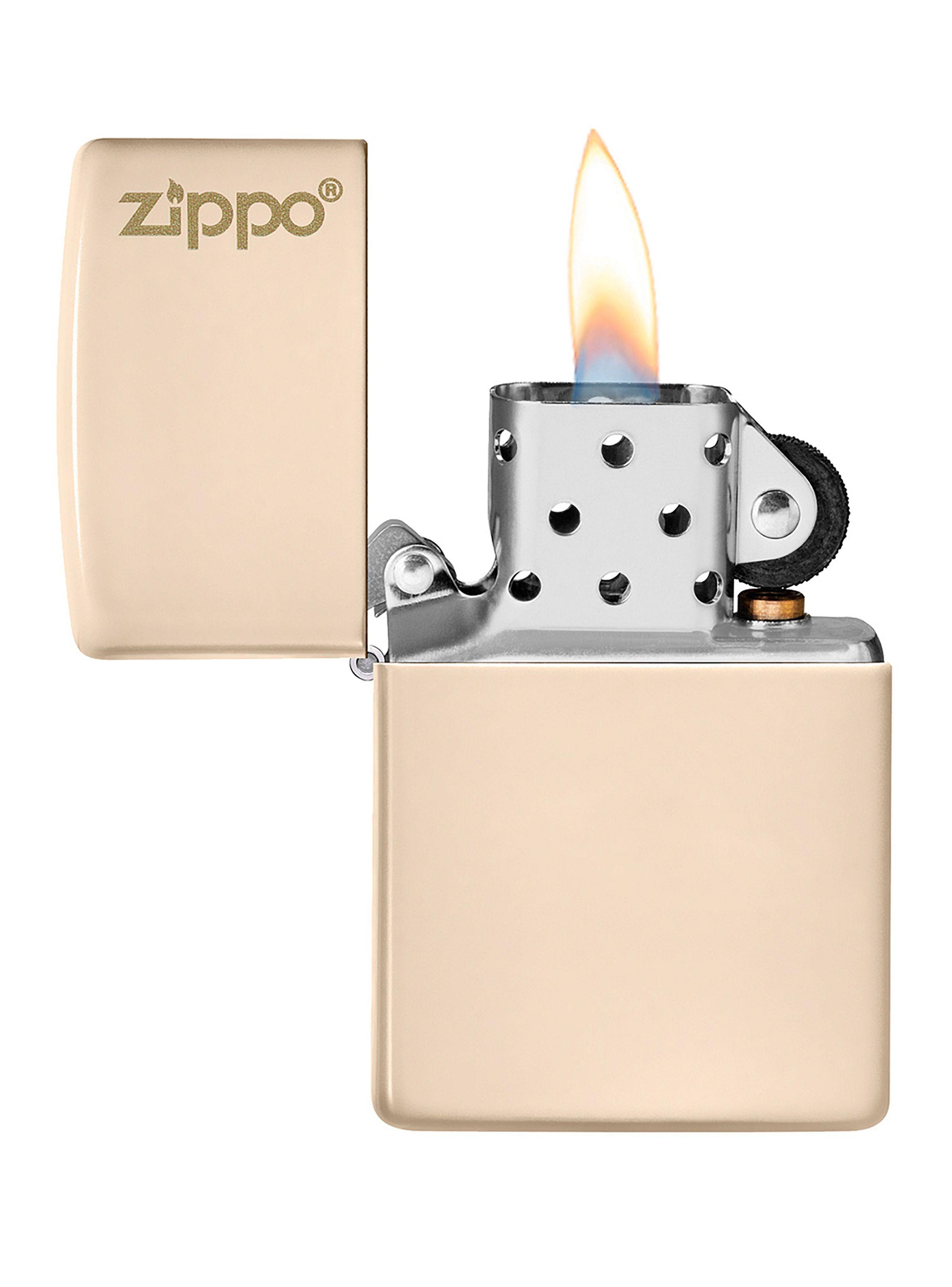 Encendedor Zippo Lighter Classic Flat Sand Zippo Logo-2