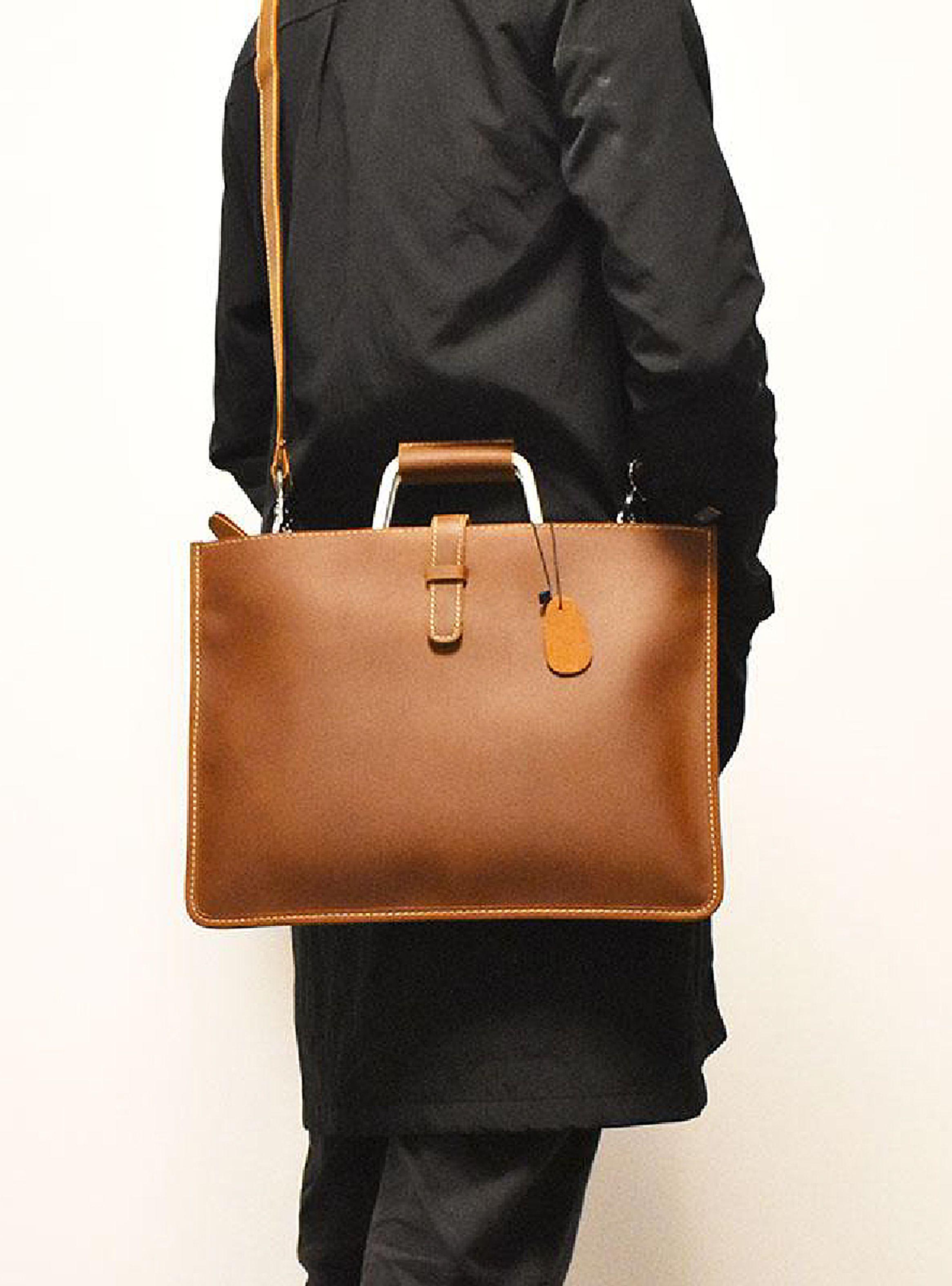 Bolso Cuero Hombre Maletin Ejecutivo-6