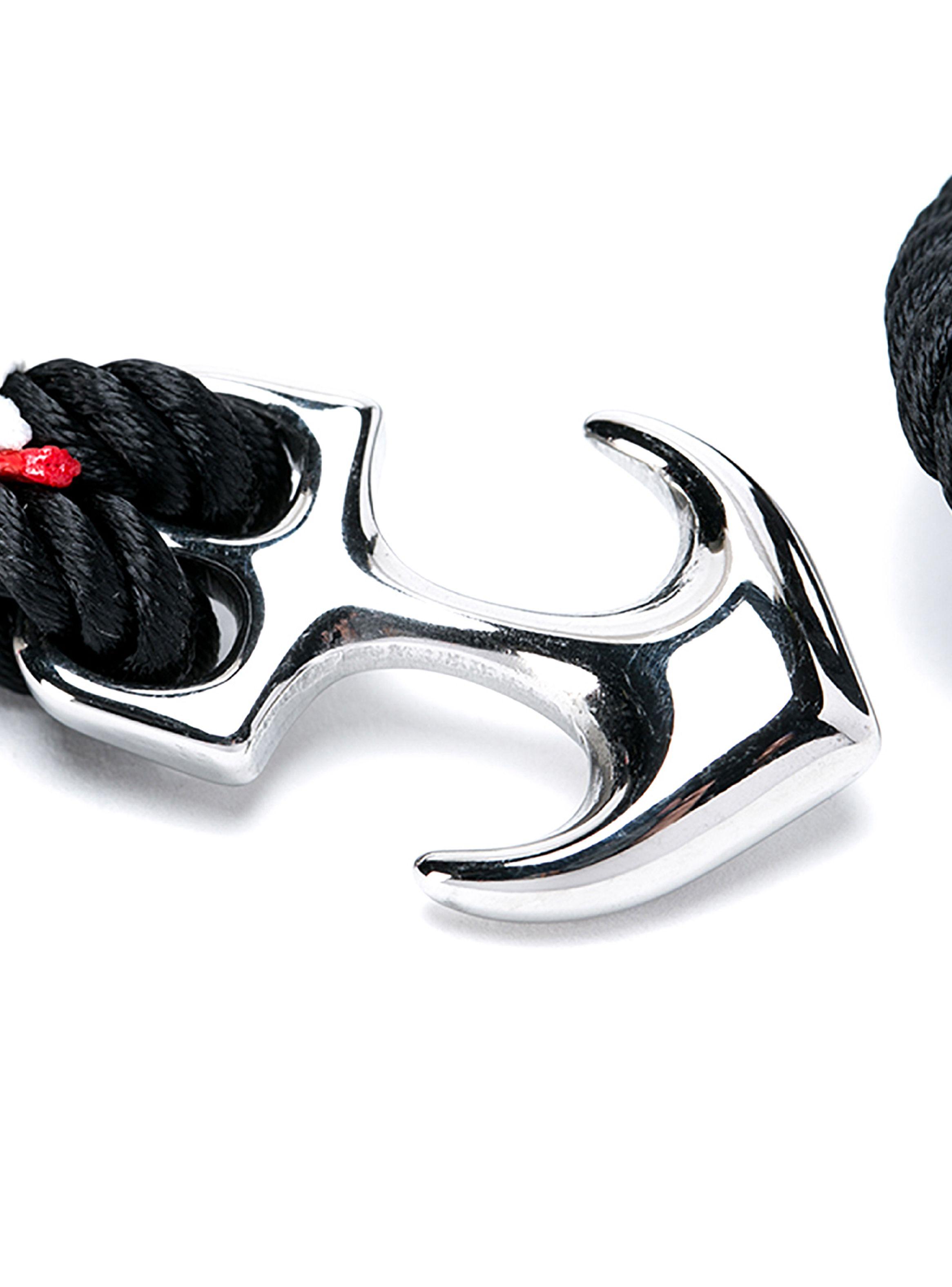 Pulseras en Cuerda Negra Náutica con Ancla-2