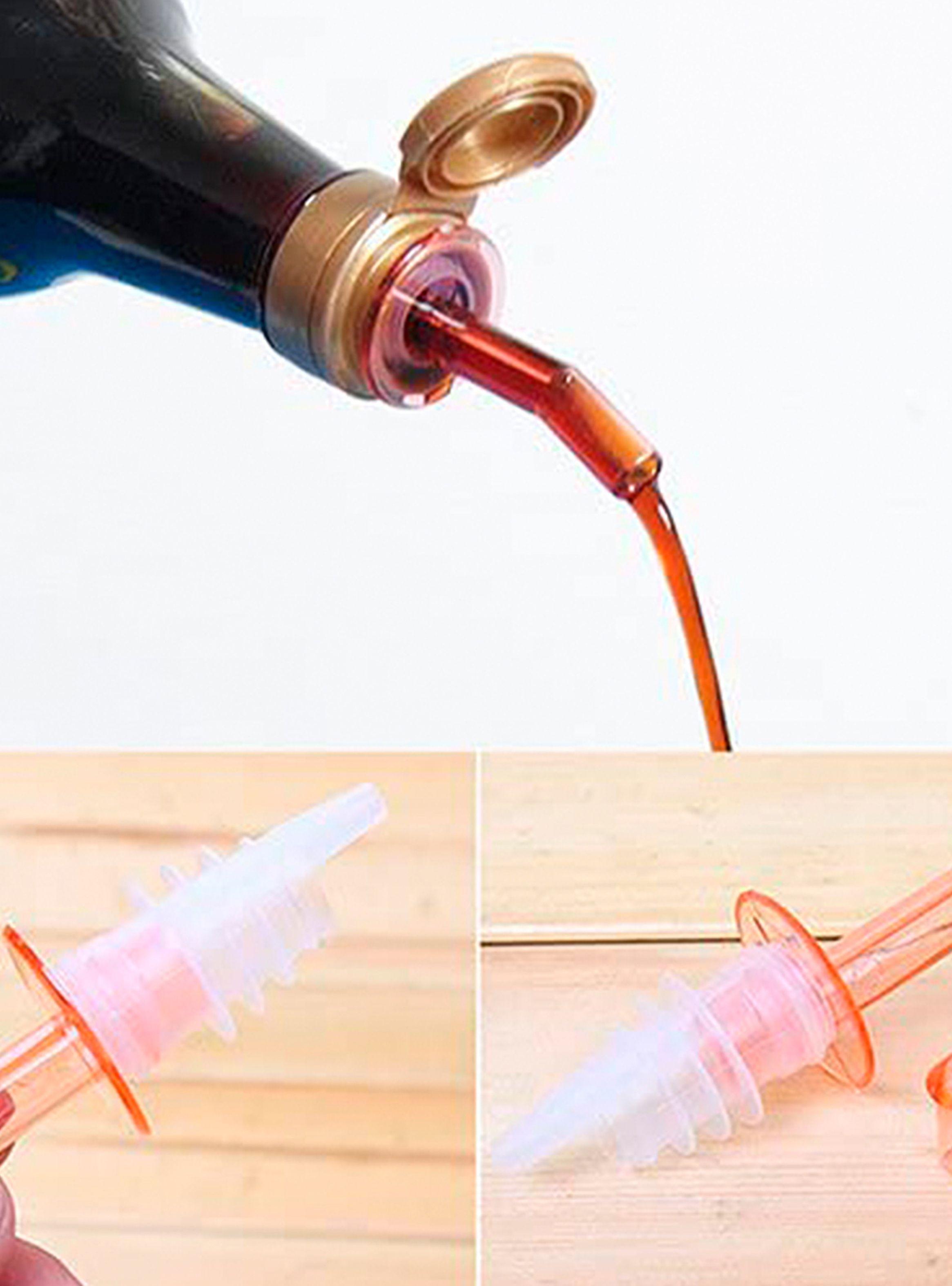 Pack x3 Tapon Botella Dispensador Dosificador Aceite Vino-4