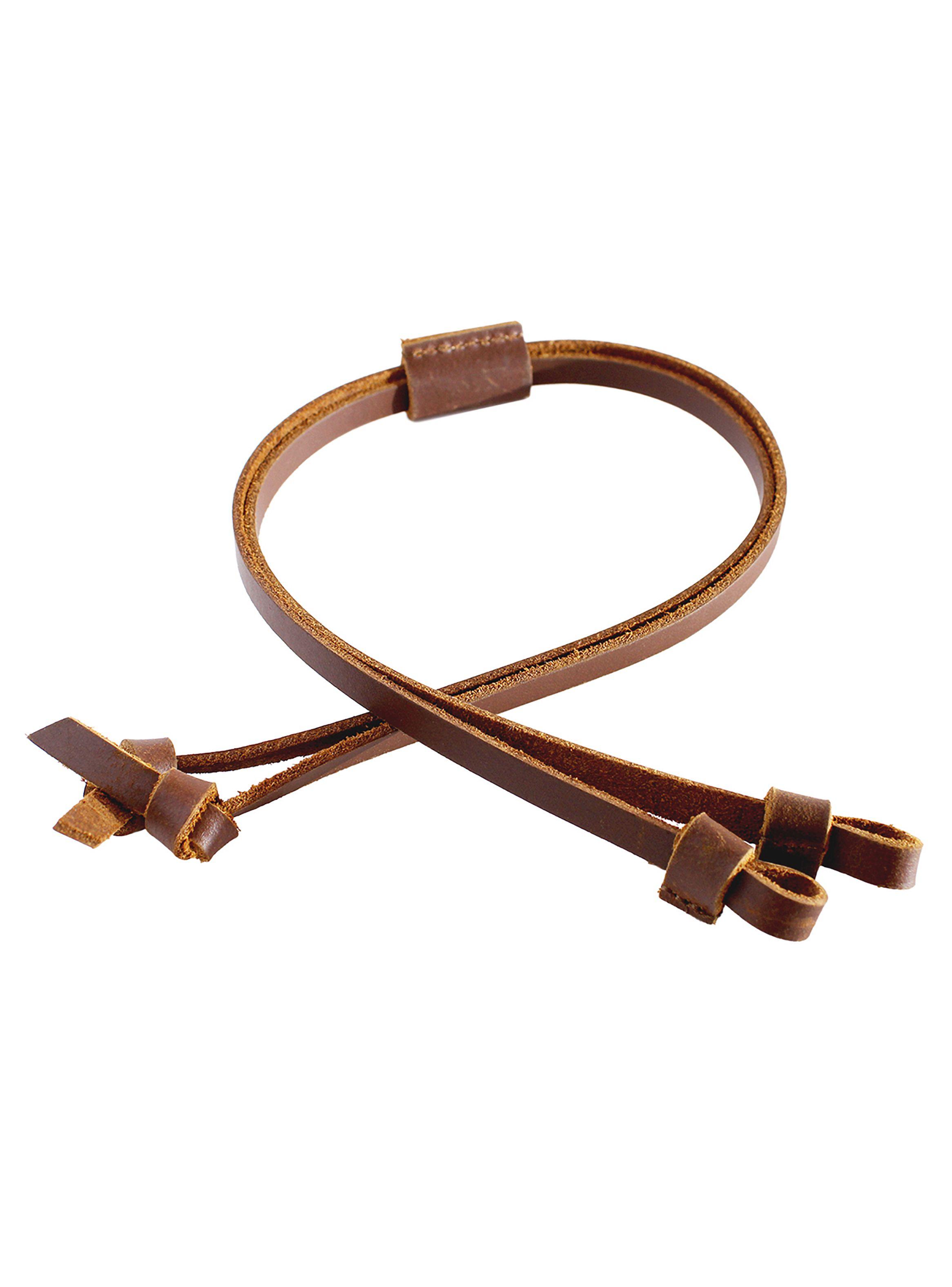 Sujetador Strap Lentes Cuero Marrón Millam-1