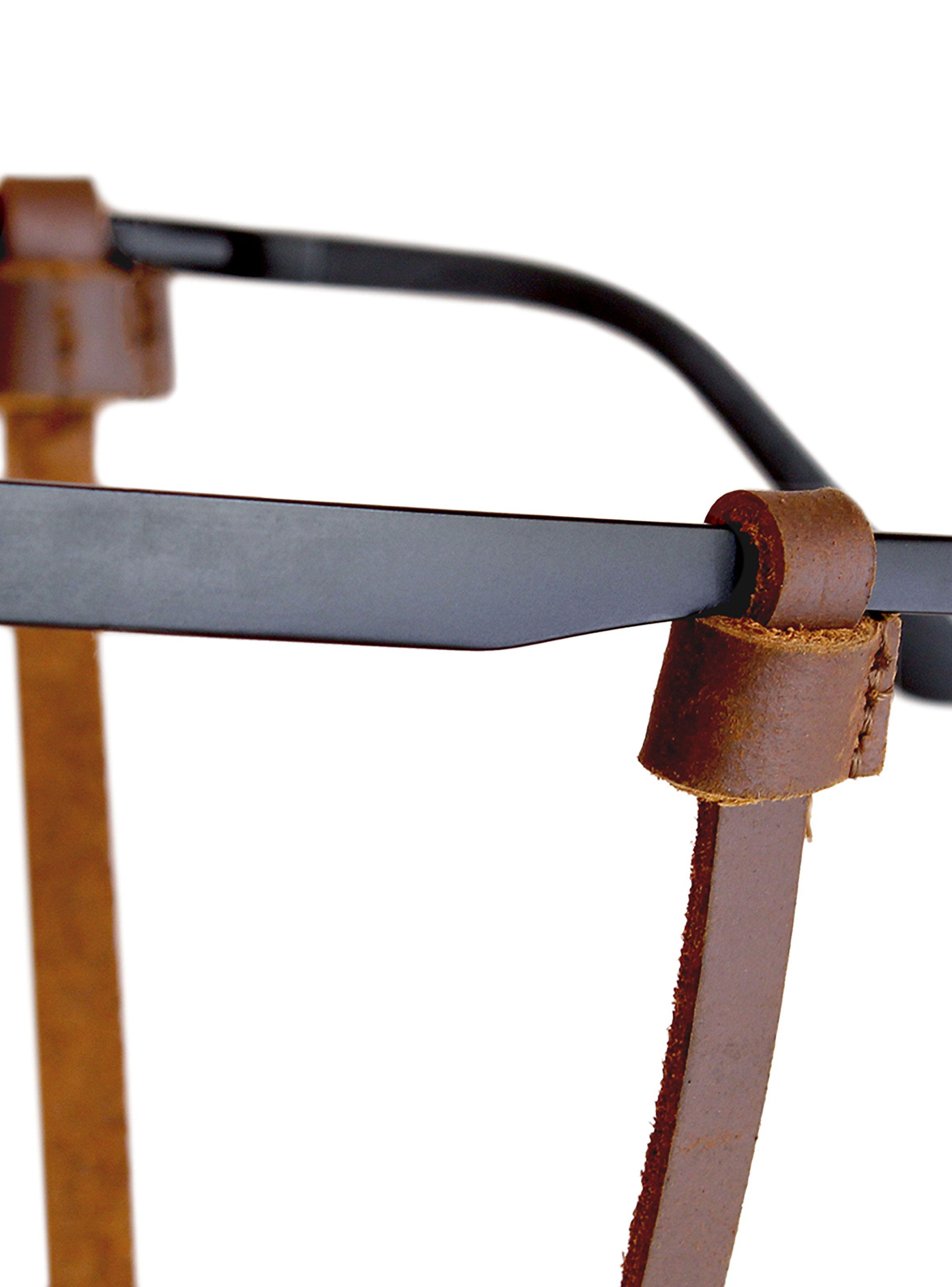 Sujetador Strap Lentes Cuero Marrón Millam-2