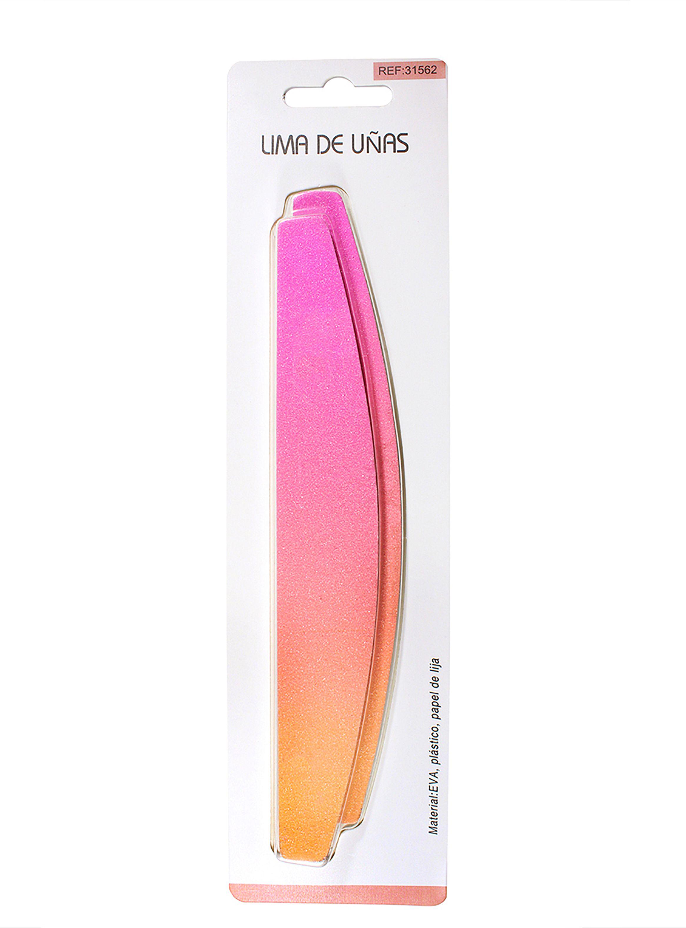 Lima de Uñas Gramaje 180 Rosa / Naranja x2-1
