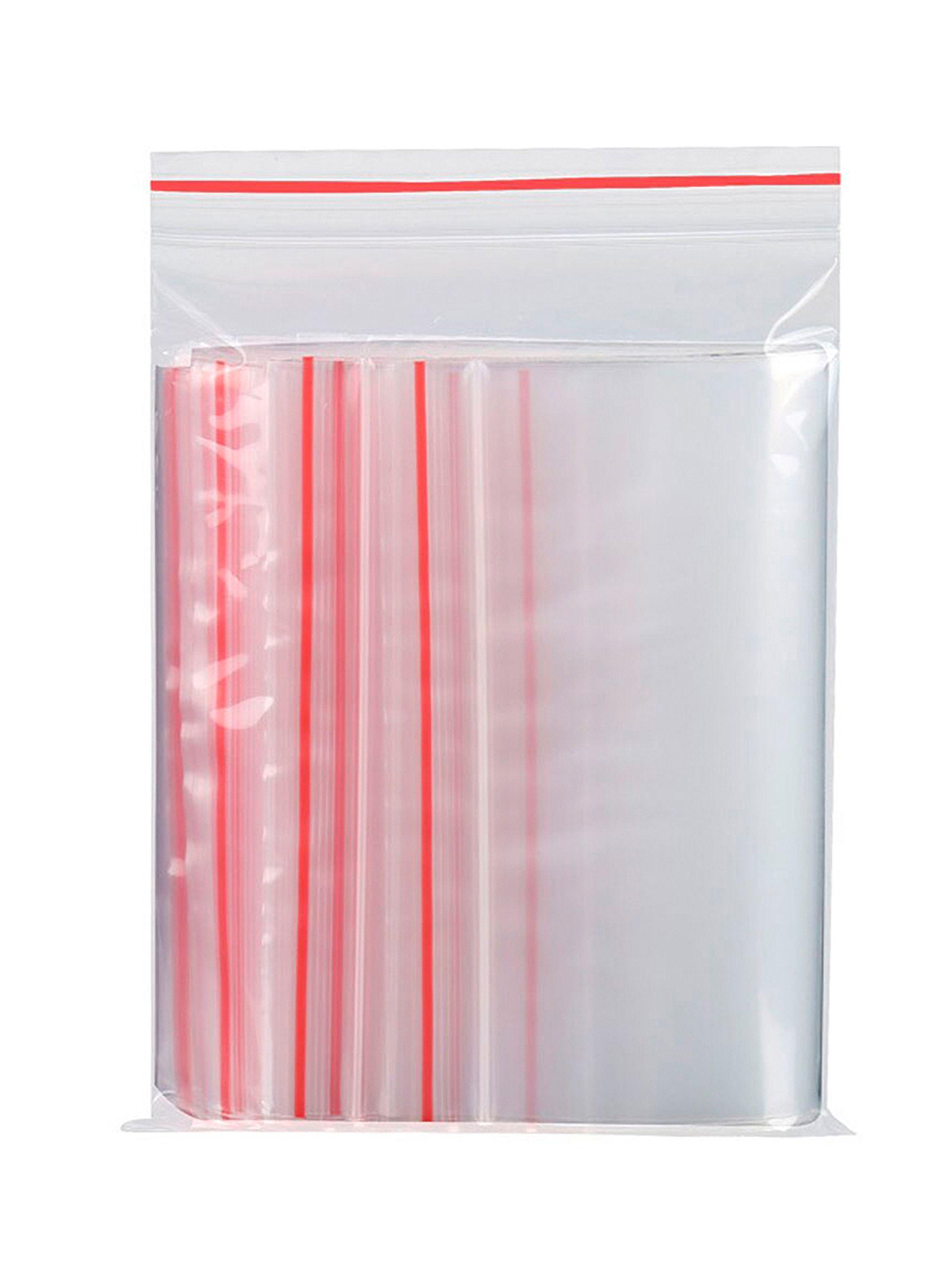 100 Bolsas Plásticas Transparentes Cierre Hermético 5.5x6 cm-0