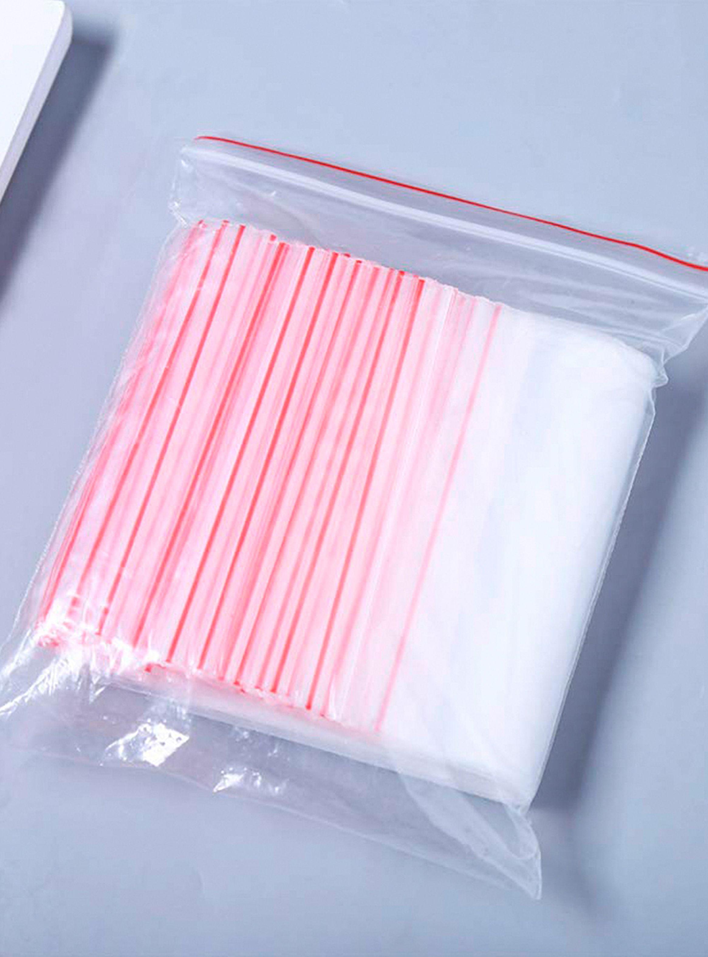 100 Bolsas Plásticas Transparentes Cierre Hermético 5.5x6 cm-5