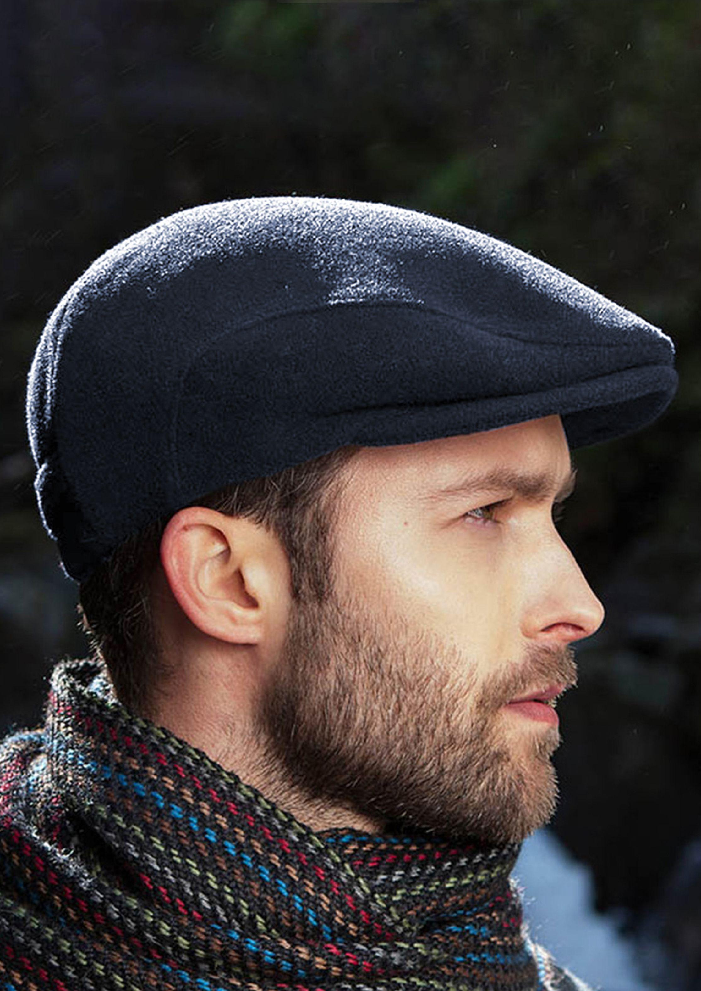 Boina Tradicional de Algodón Talla Estándar Azul Rey-4