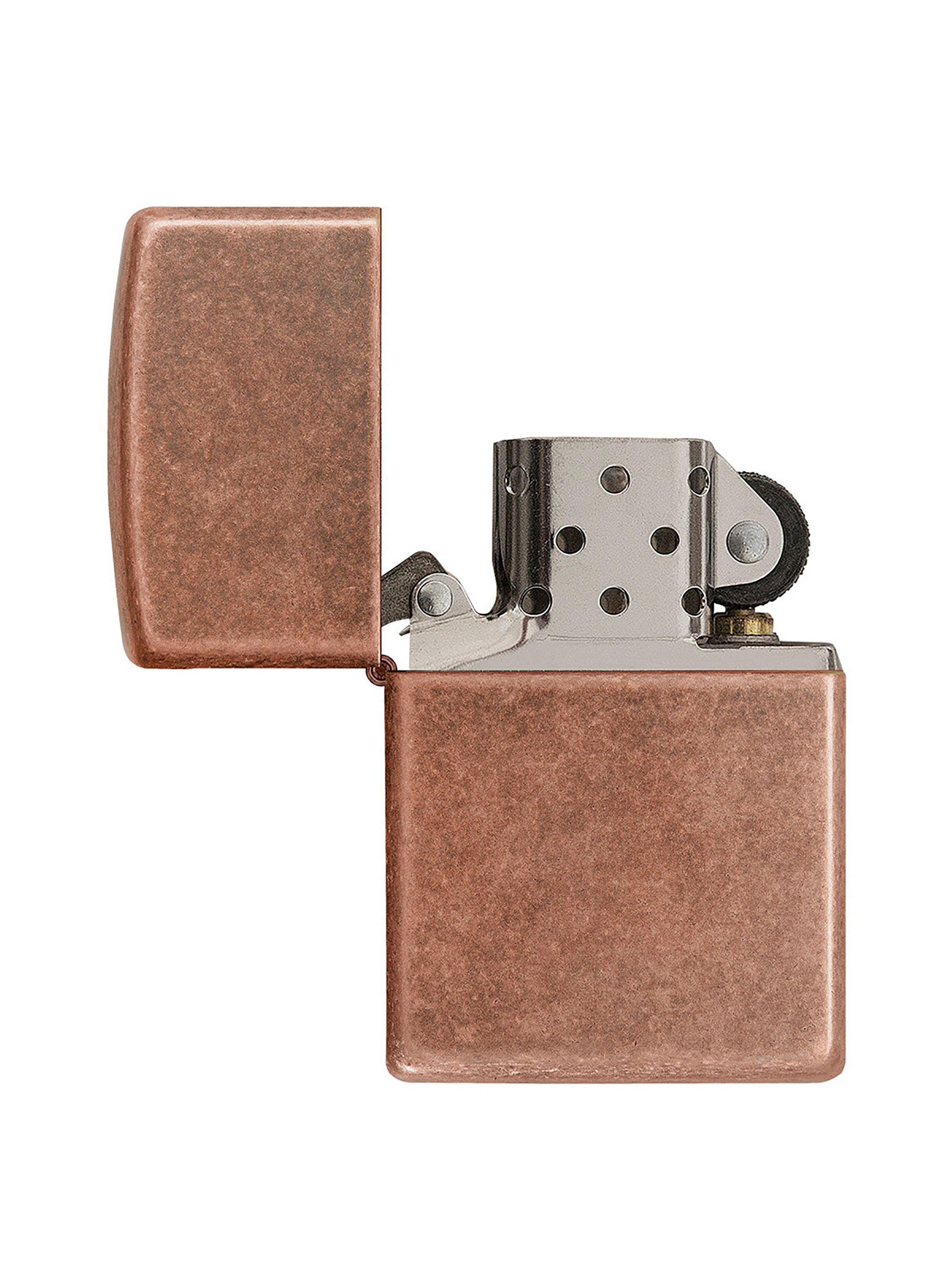 Encendedor Zippo Lighter Classic Antique Copper Cobre-2