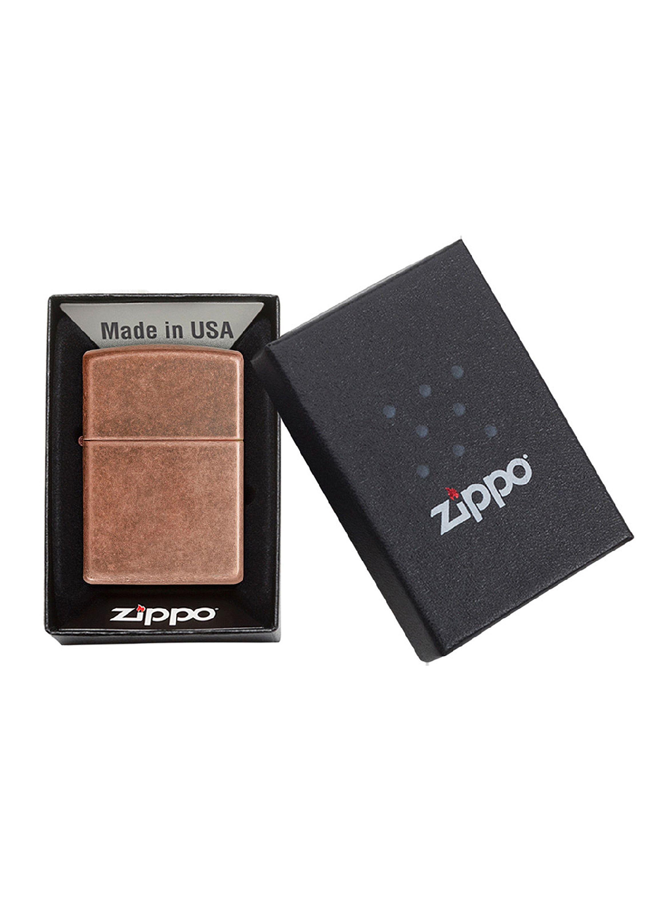Encendedor Zippo Lighter Classic Antique Copper Cobre-3