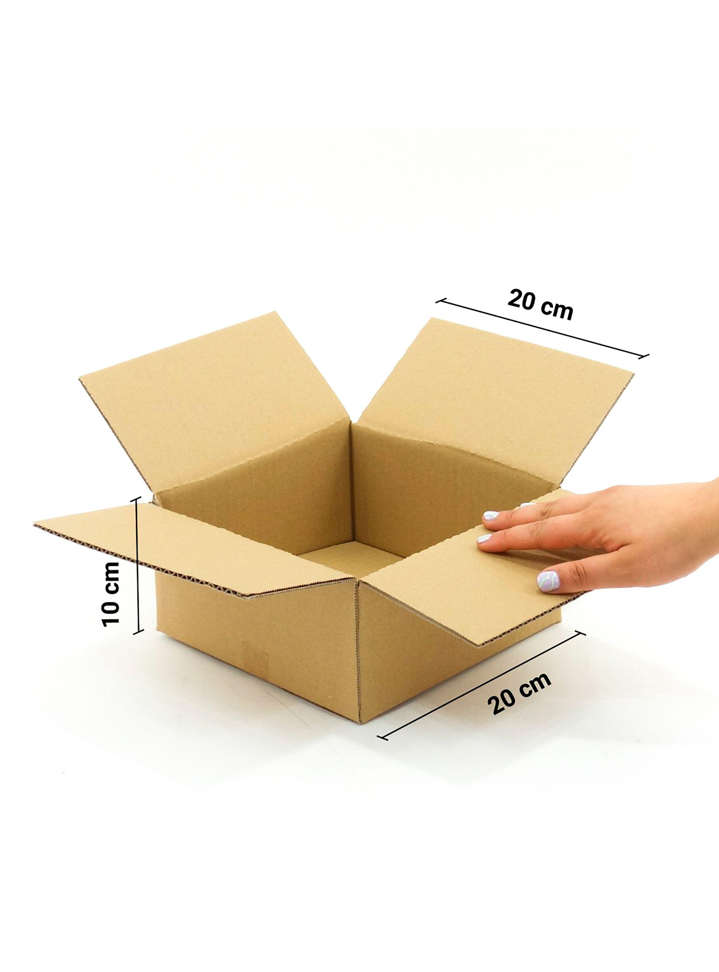 Cajas de Carton 20x20x10 cm Pack 50 Cajas Cajas Embalaje-1