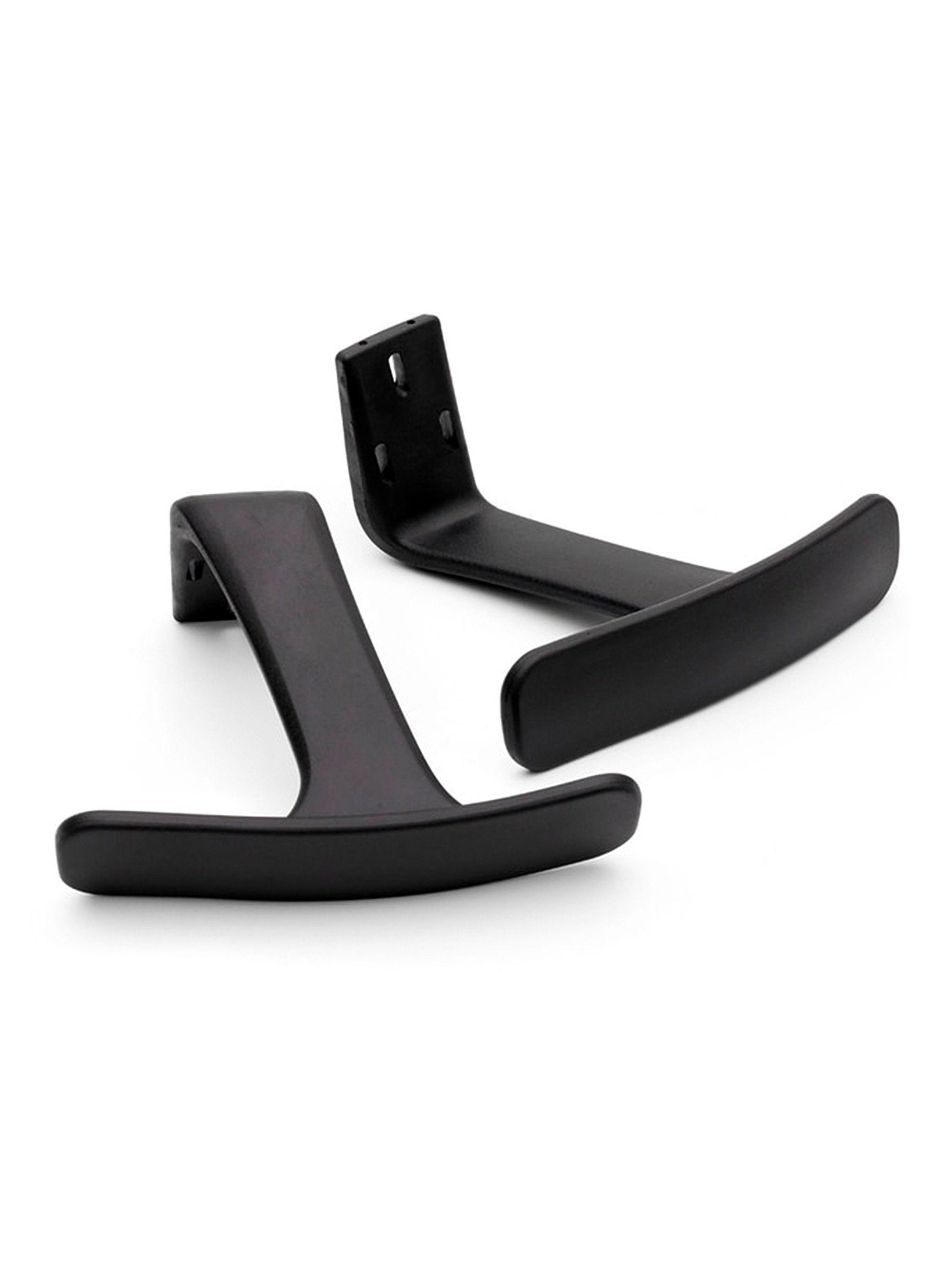 Repuesto Silla Escritorio Reposabrazos Fijos Negro 2 un-0