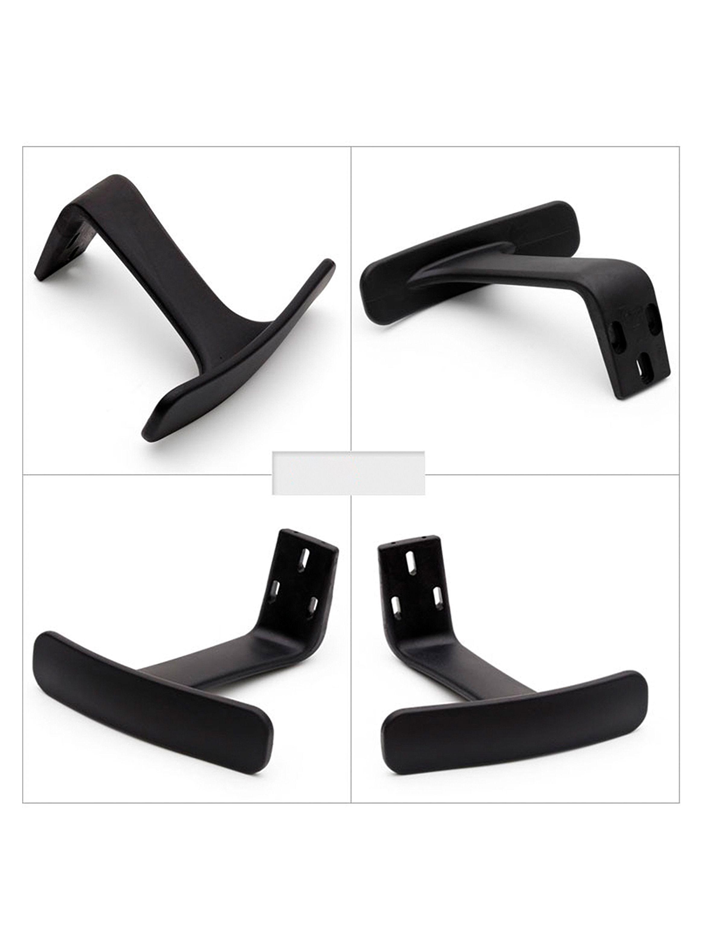 Repuesto Silla Escritorio Reposabrazos Fijos Negro 2 un-3