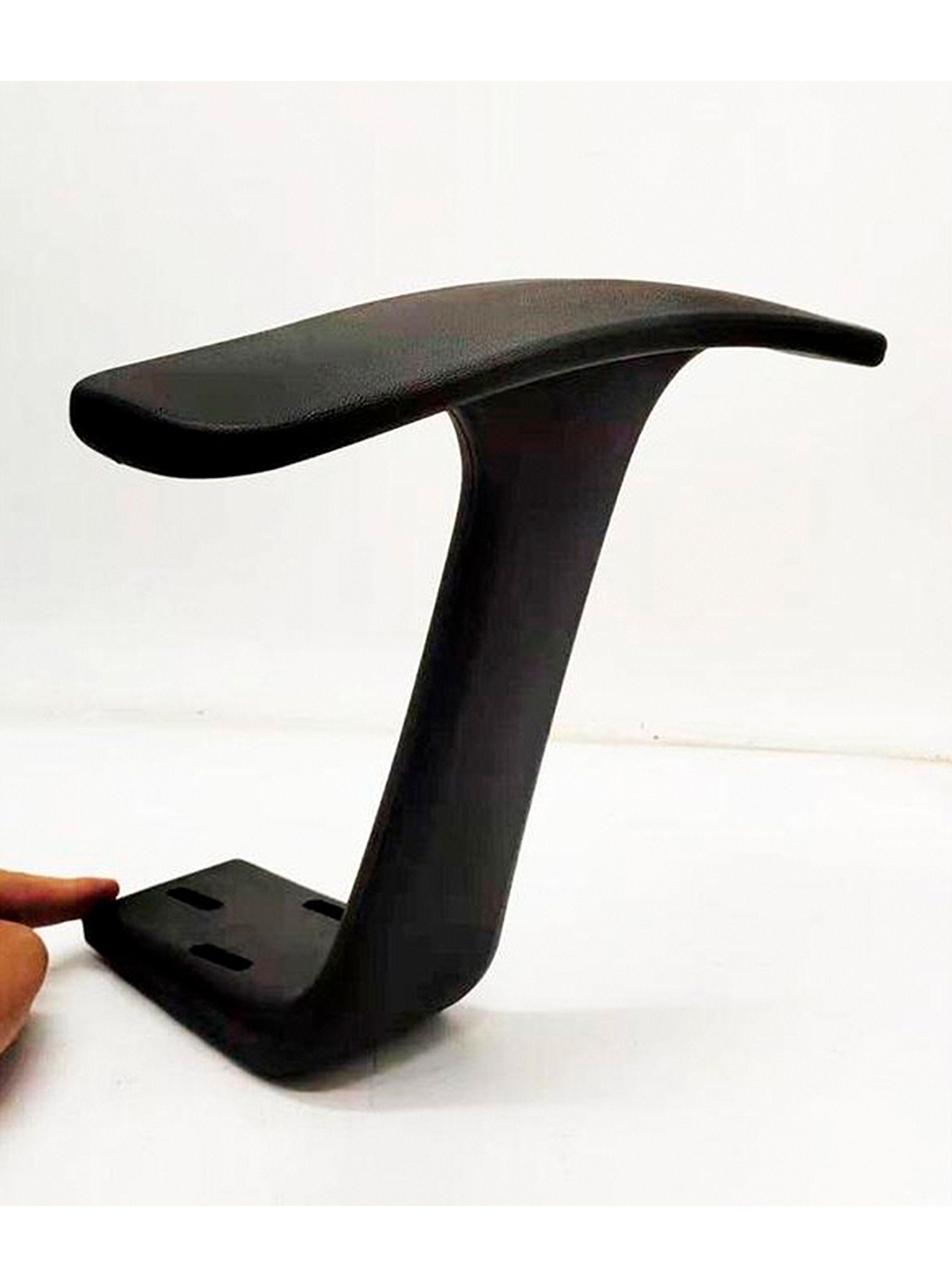 Repuesto Silla Escritorio Reposabrazos Fijos Negro 2 un-5
