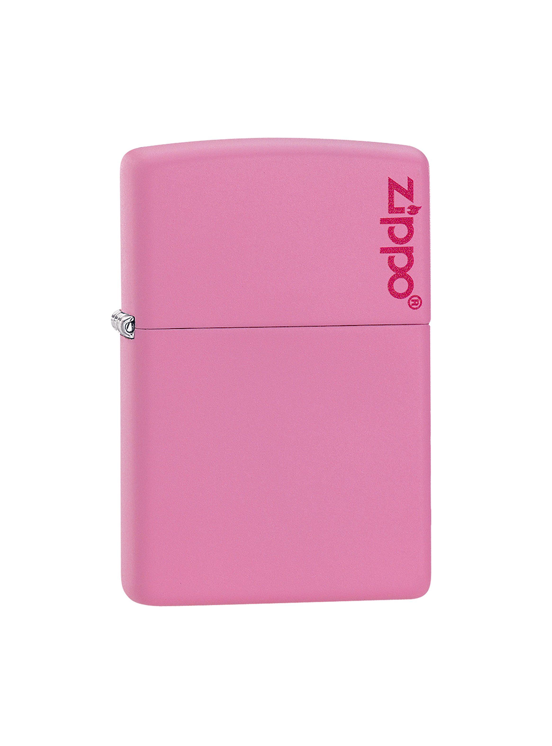 Encendedor Zippo Lighter Classic Pink Matte Logo Rosa-0