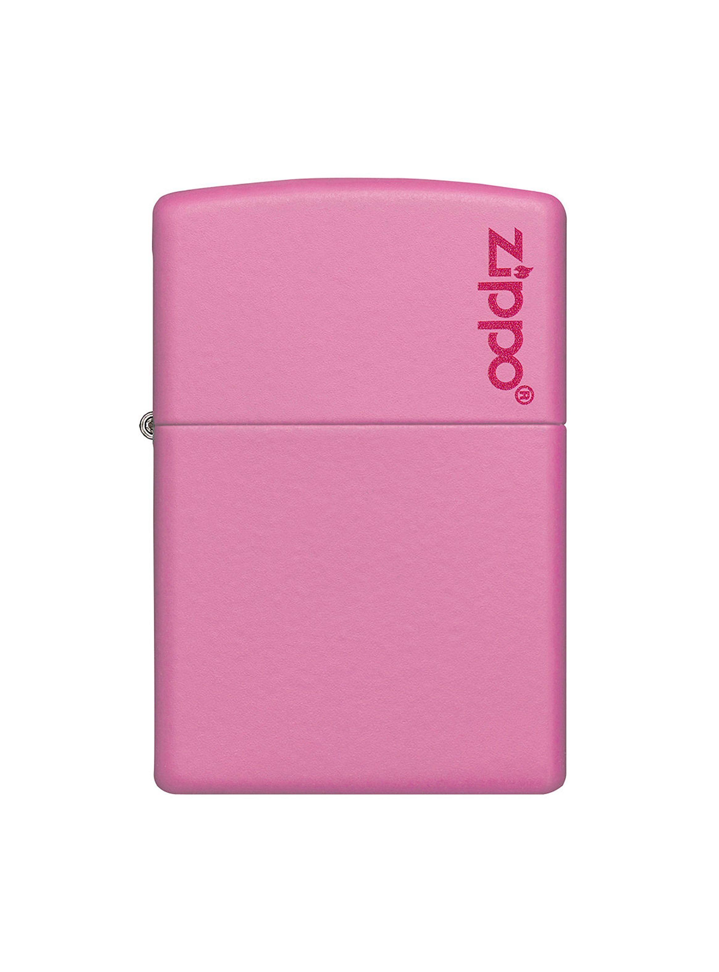 Encendedor Zippo Lighter Classic Pink Matte Logo Rosa-1