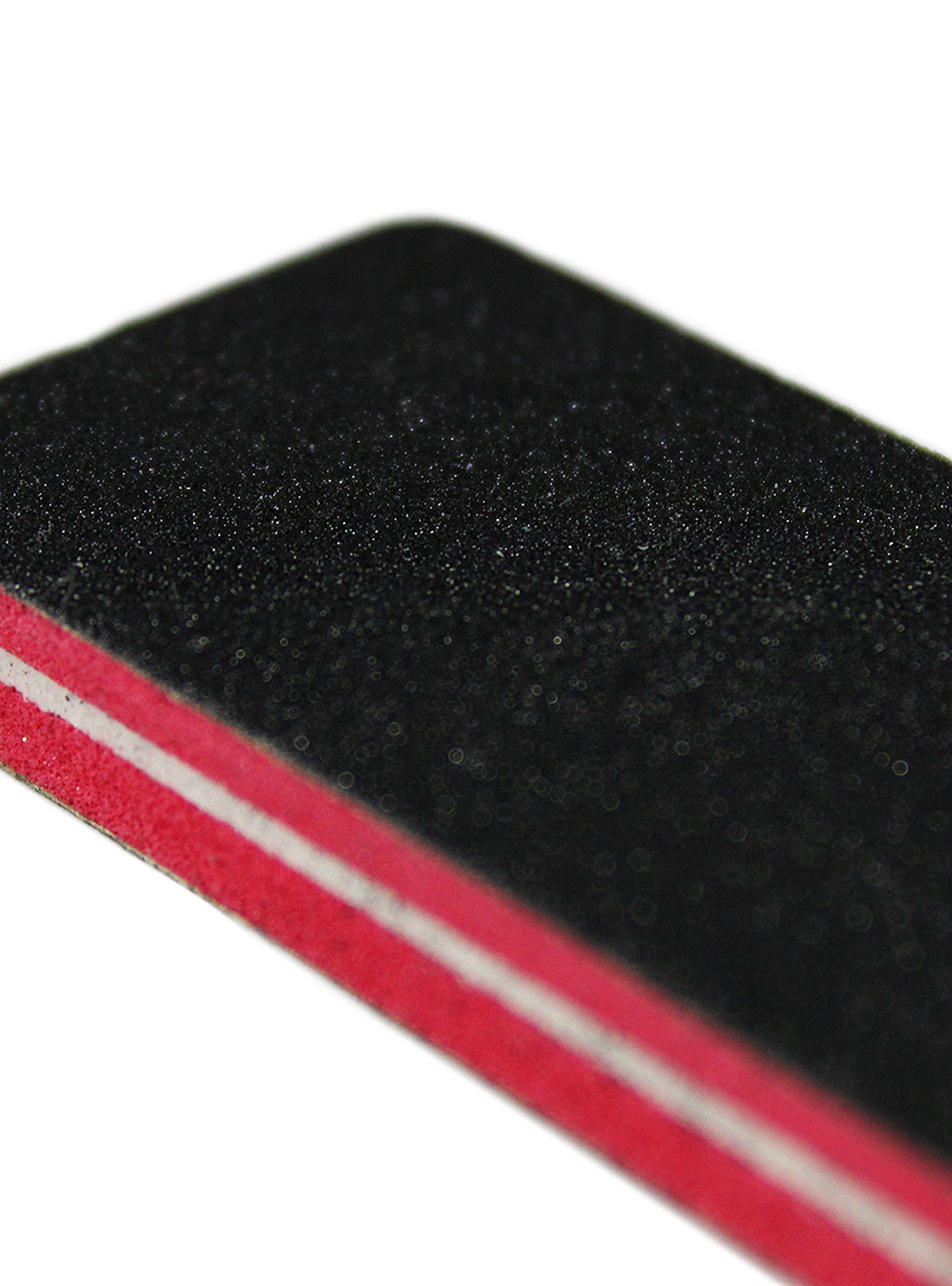 Pack 12 limas negras rectangulares 100/180-3