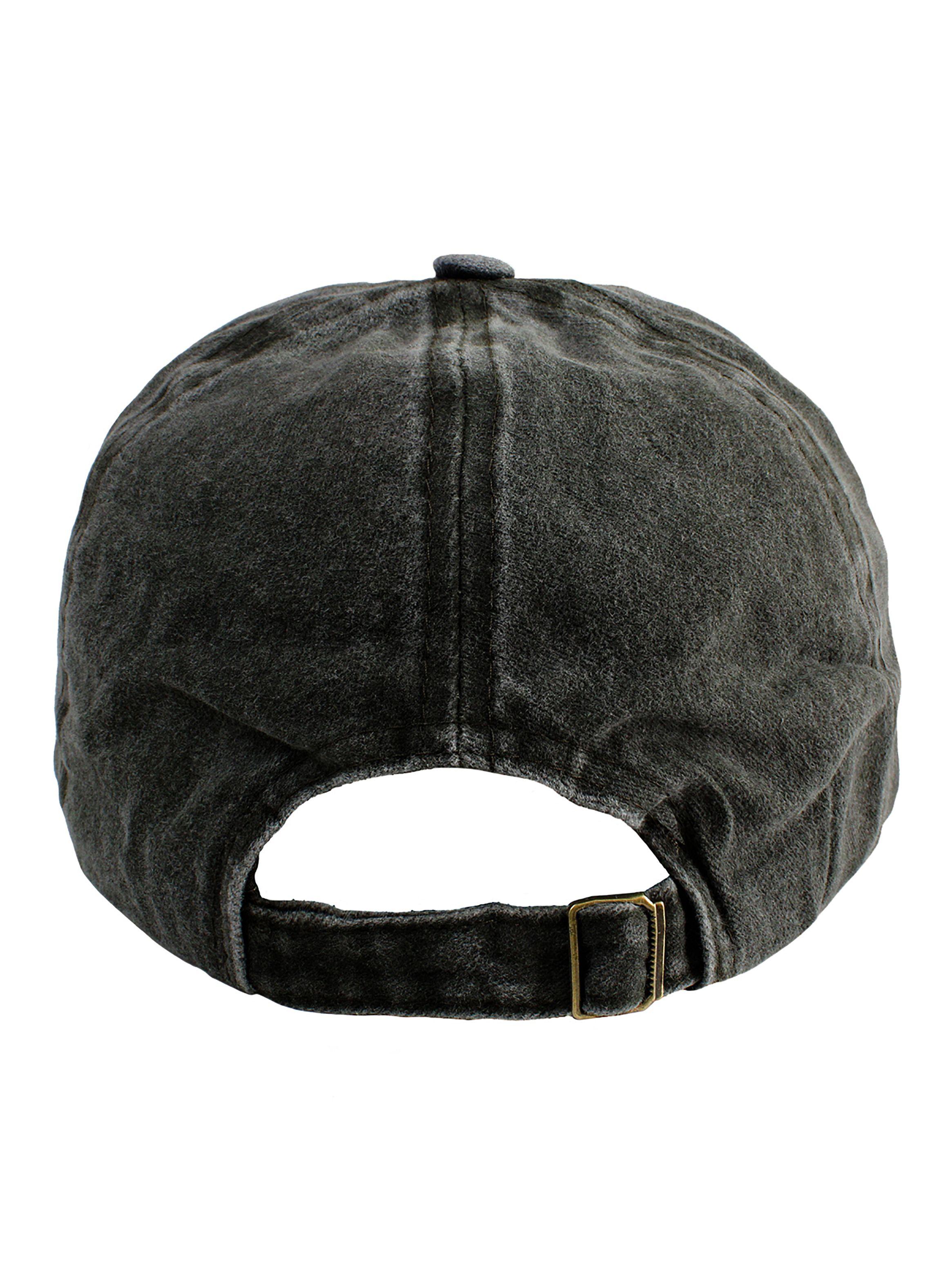 Jockey de Algodón Motors Racing Prelavado Negro Visera Gris-4