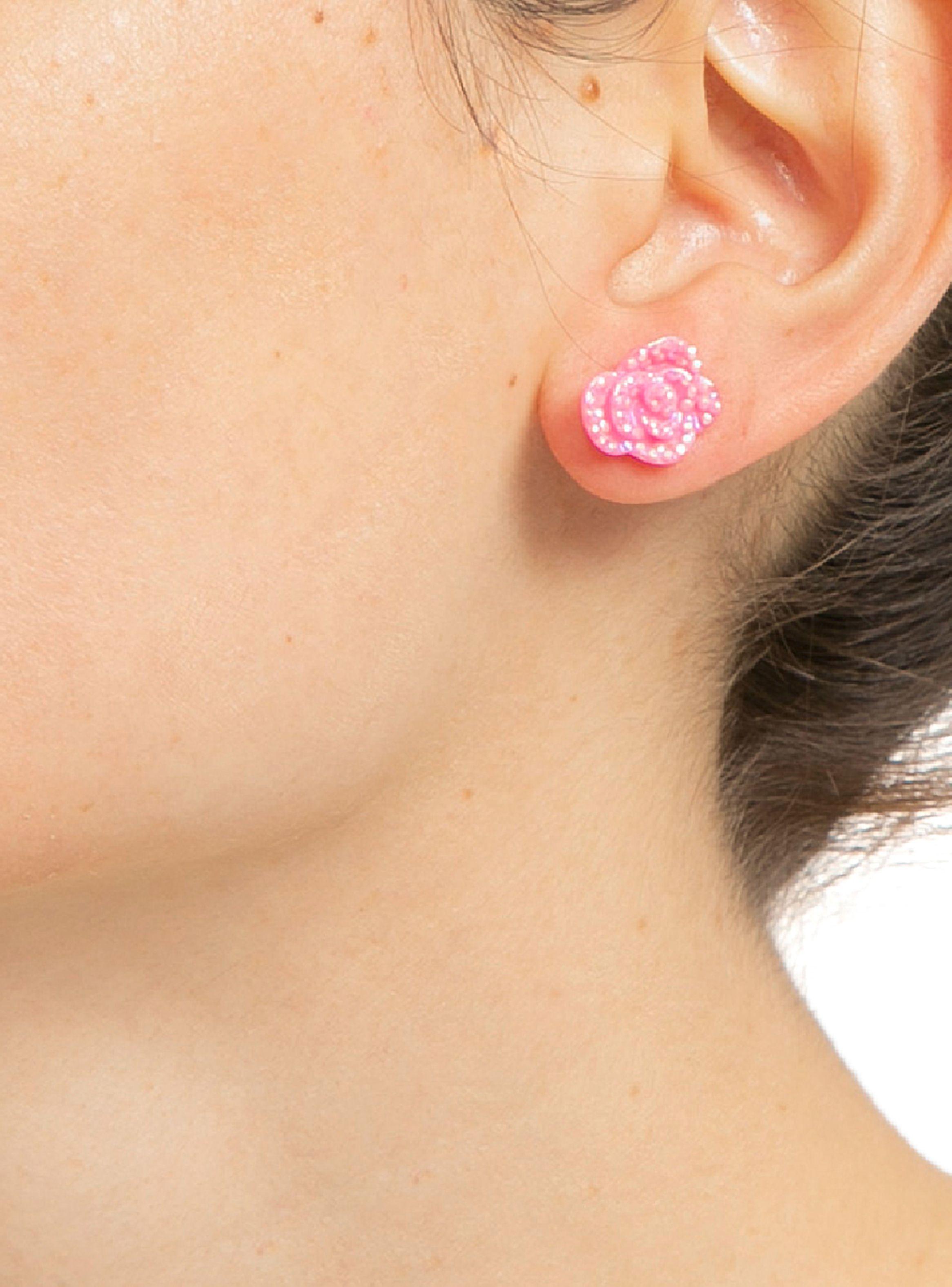 Set de Aretes Niñas Fantasia Flores y Mariposas-3