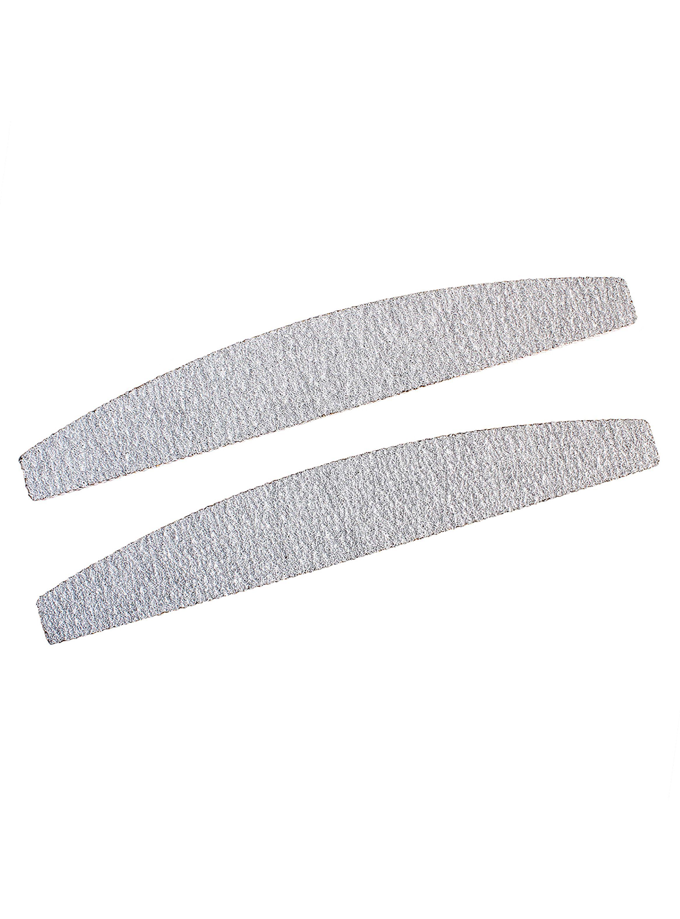 Set de 12 limas media luna gramaje 100/180 para uñas-2