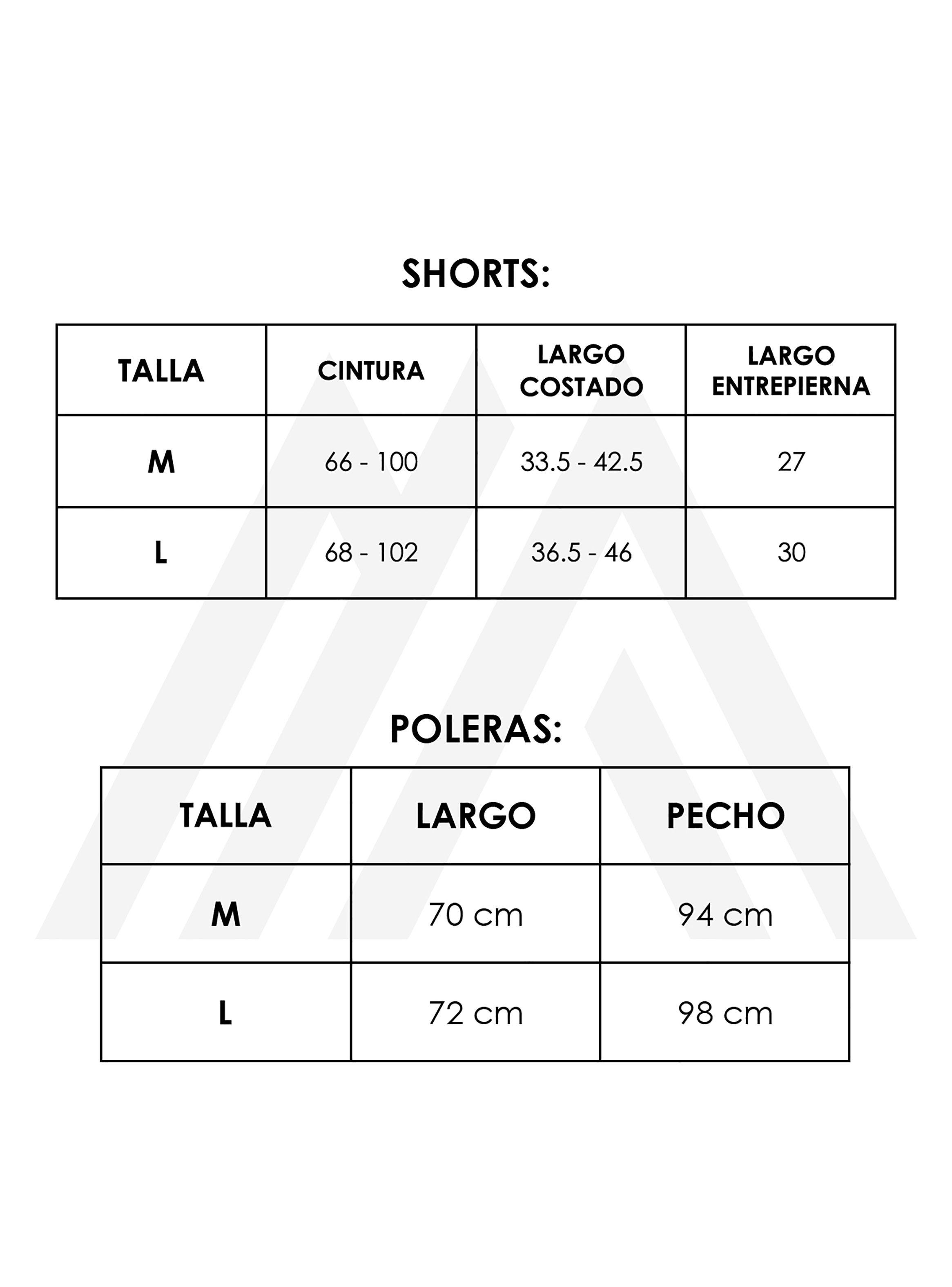 Conjunto Deportivo Short Running Polera Camiseta-3