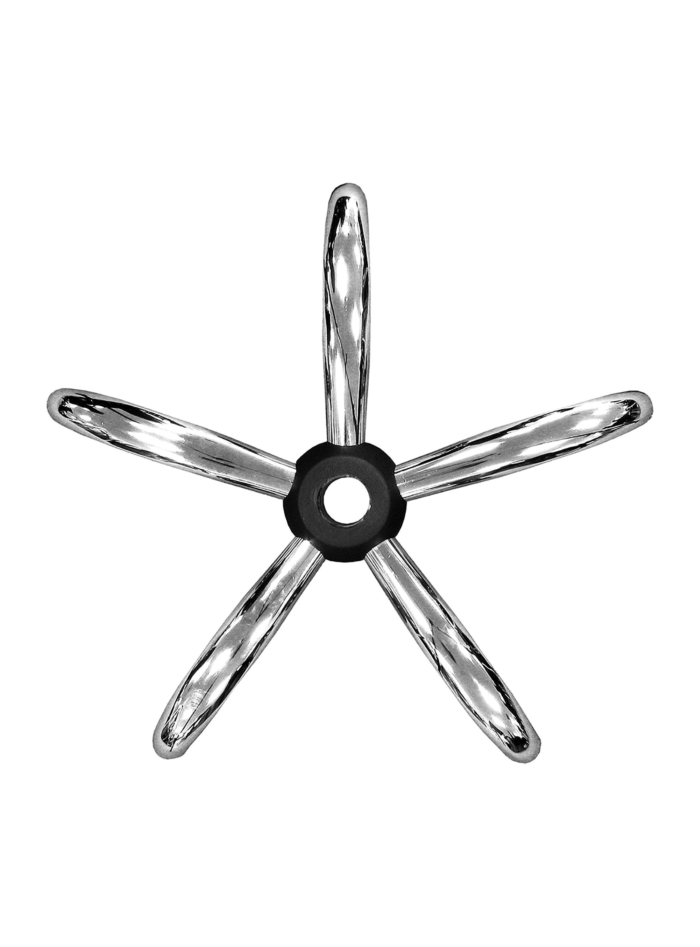 Base para Silla Tipo Estrella Universal Acero Cromado 600 mm-5