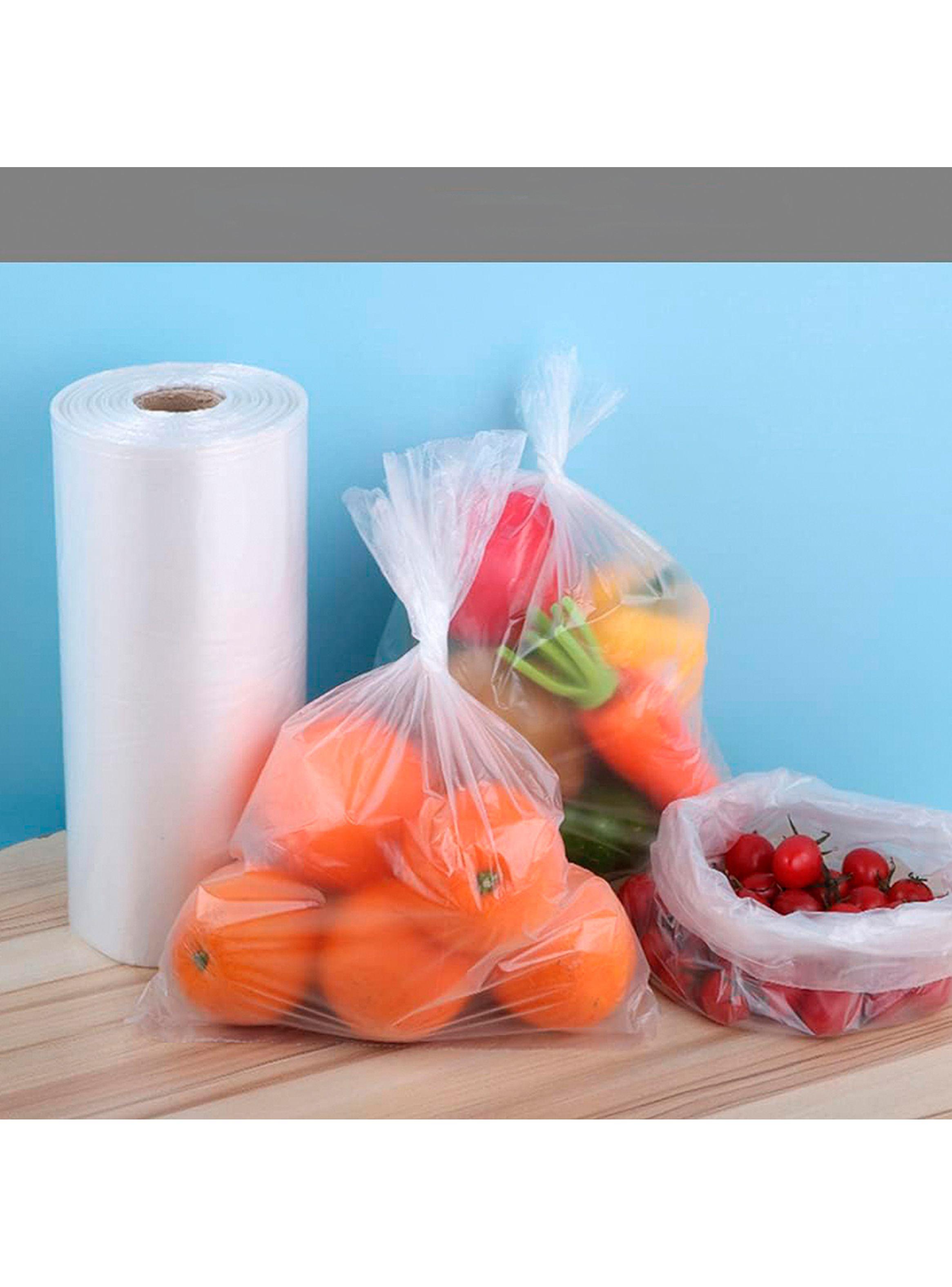 Rollo Bolsas Prepicadas Plasticas Transparentes 20x30 cm-4
