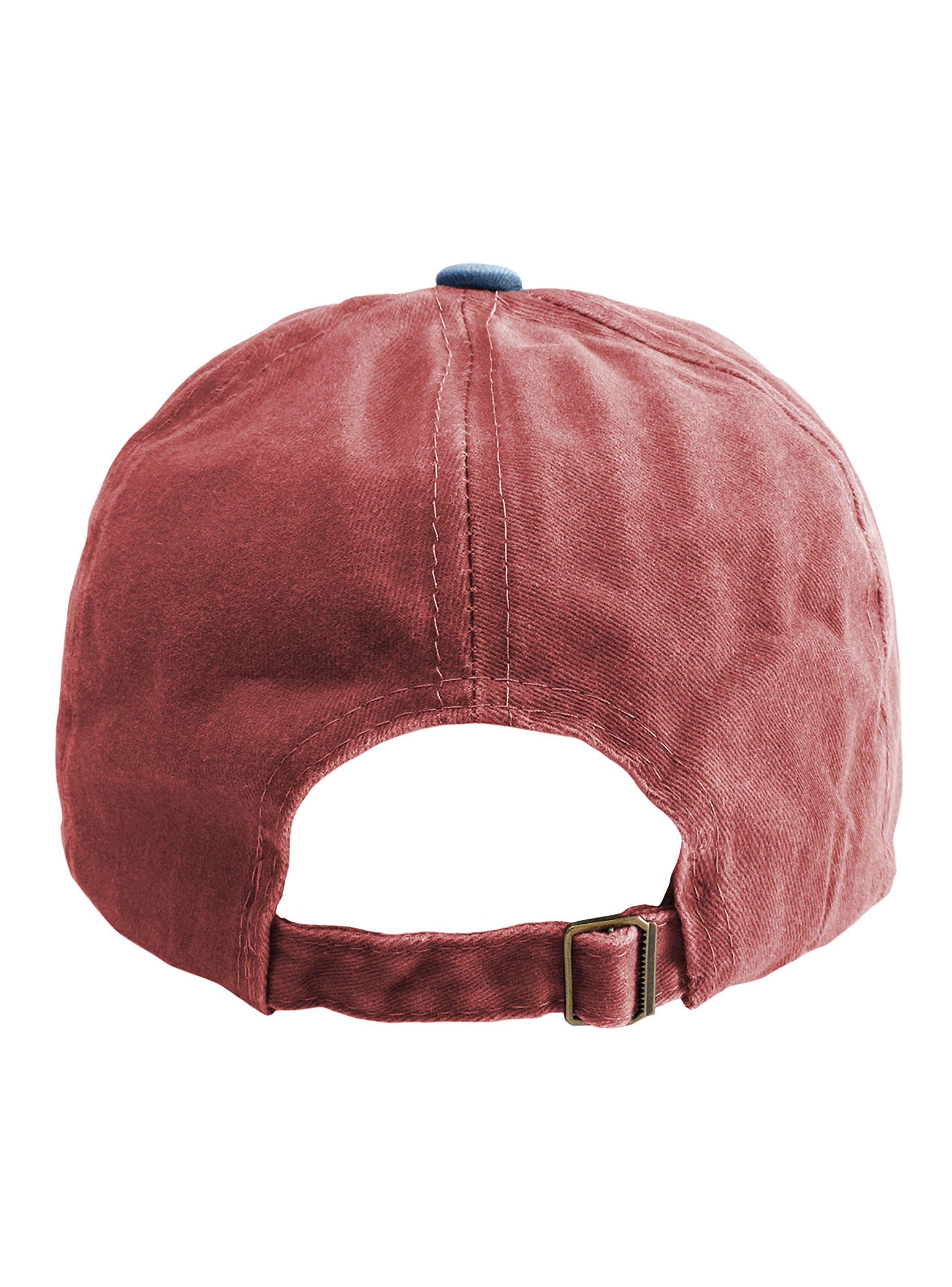 Jockey de Algodón NYPD Prelavado Rojo Visera Azul-4